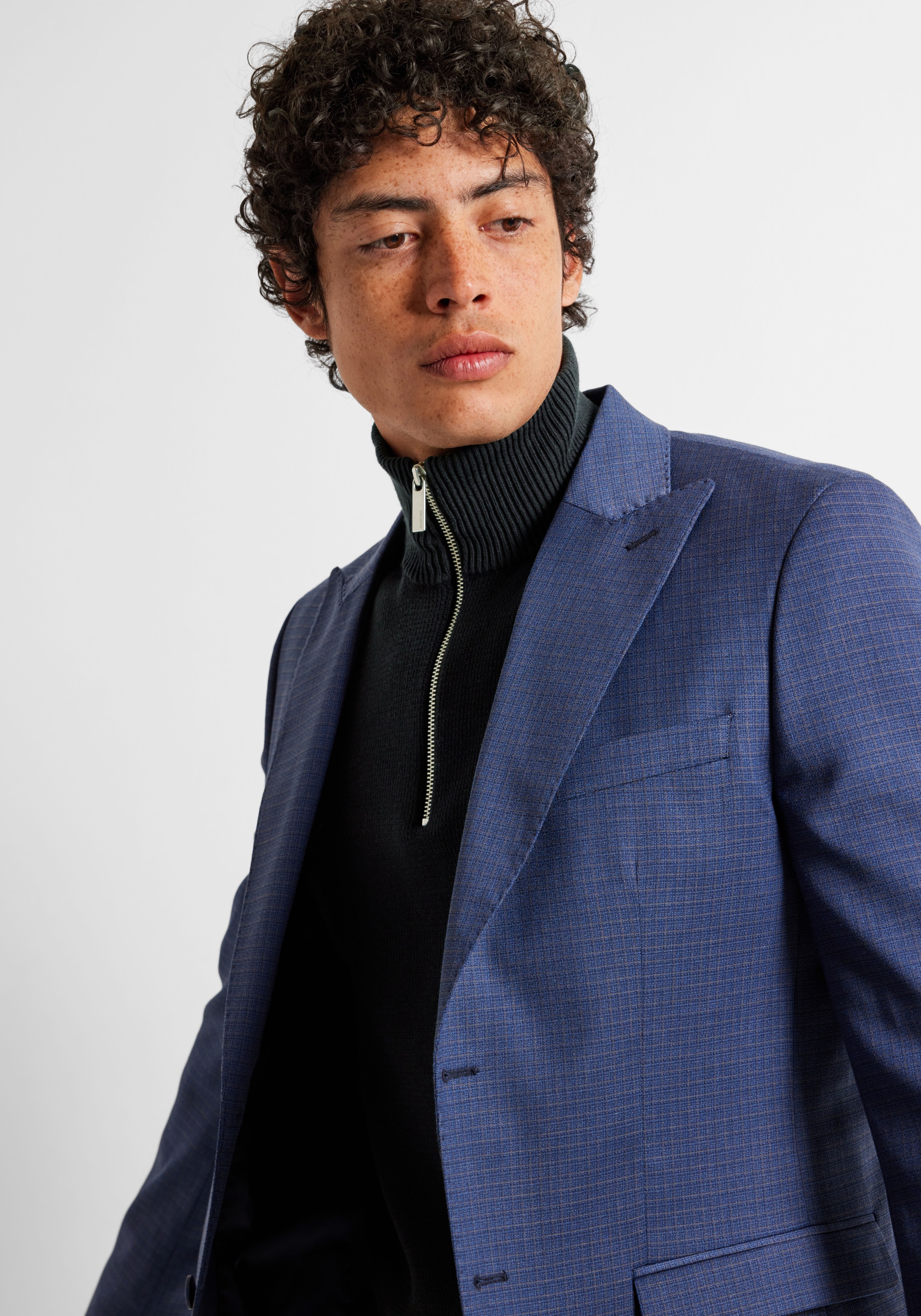 SELECTED HOMME Troyer "SLHDANE LS KNIT STRUCTURE HALF ZIP NOOS" günstig online kaufen