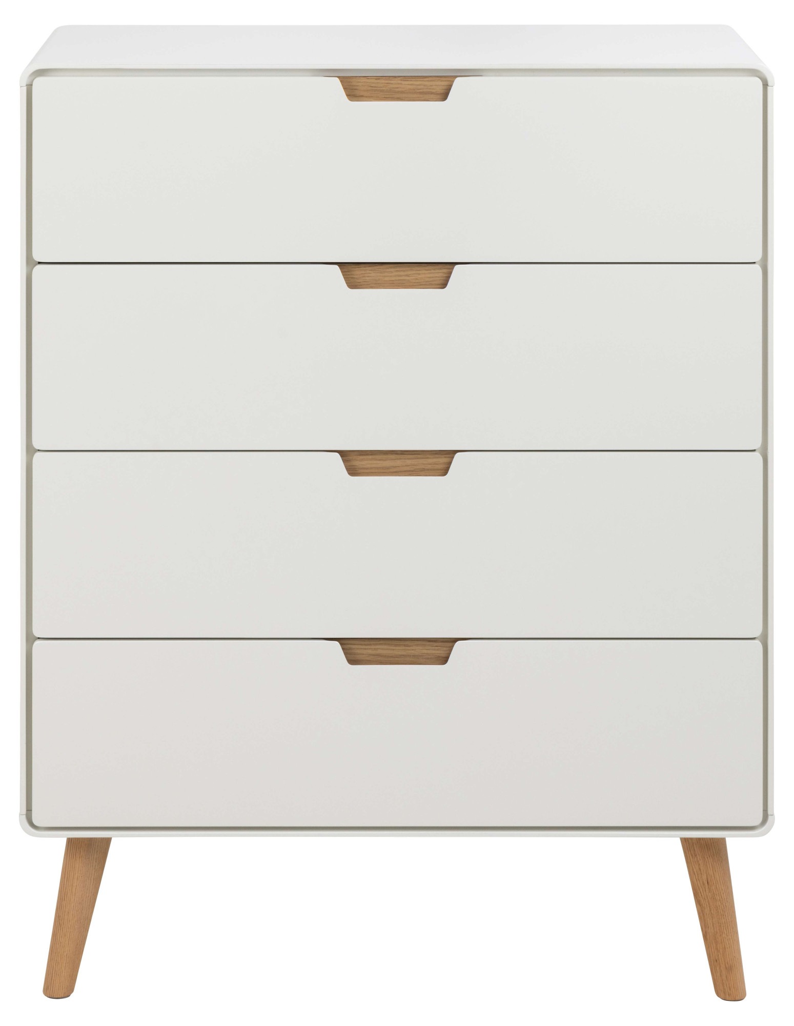 ACTONA GROUP Highboard "Lowell", 4 Schubladen mit Dämpfung, nordischer Stil günstig online kaufen