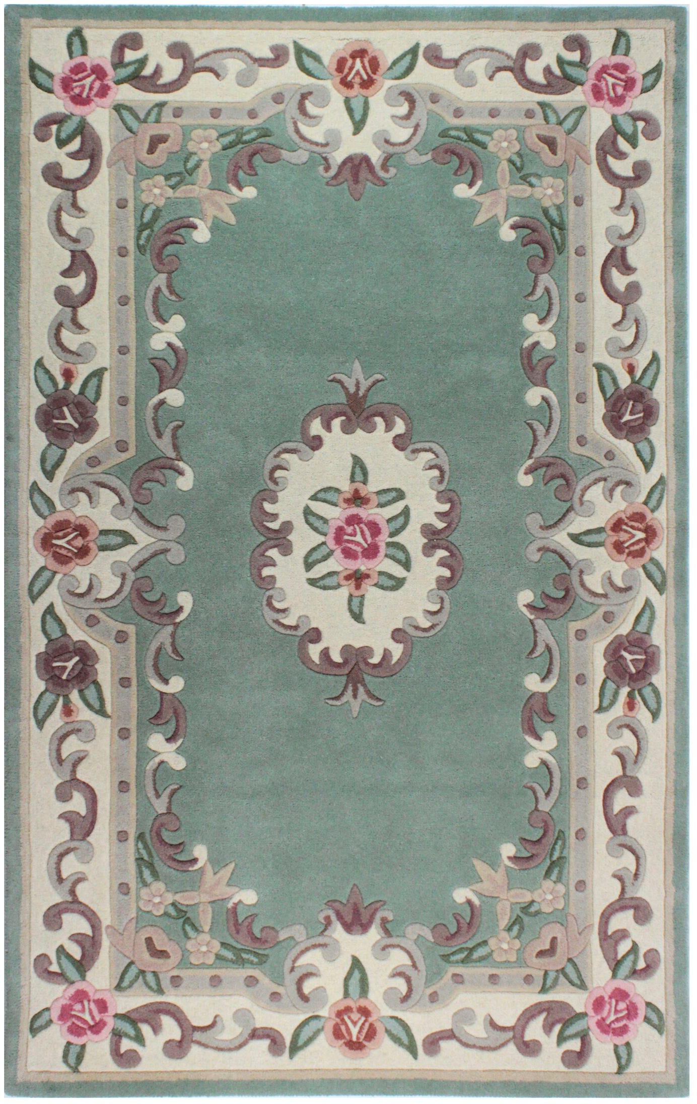FLAIR RUGS Wollteppich "Aubusson" rechteckig 10 mm Höhe günstig online kaufen