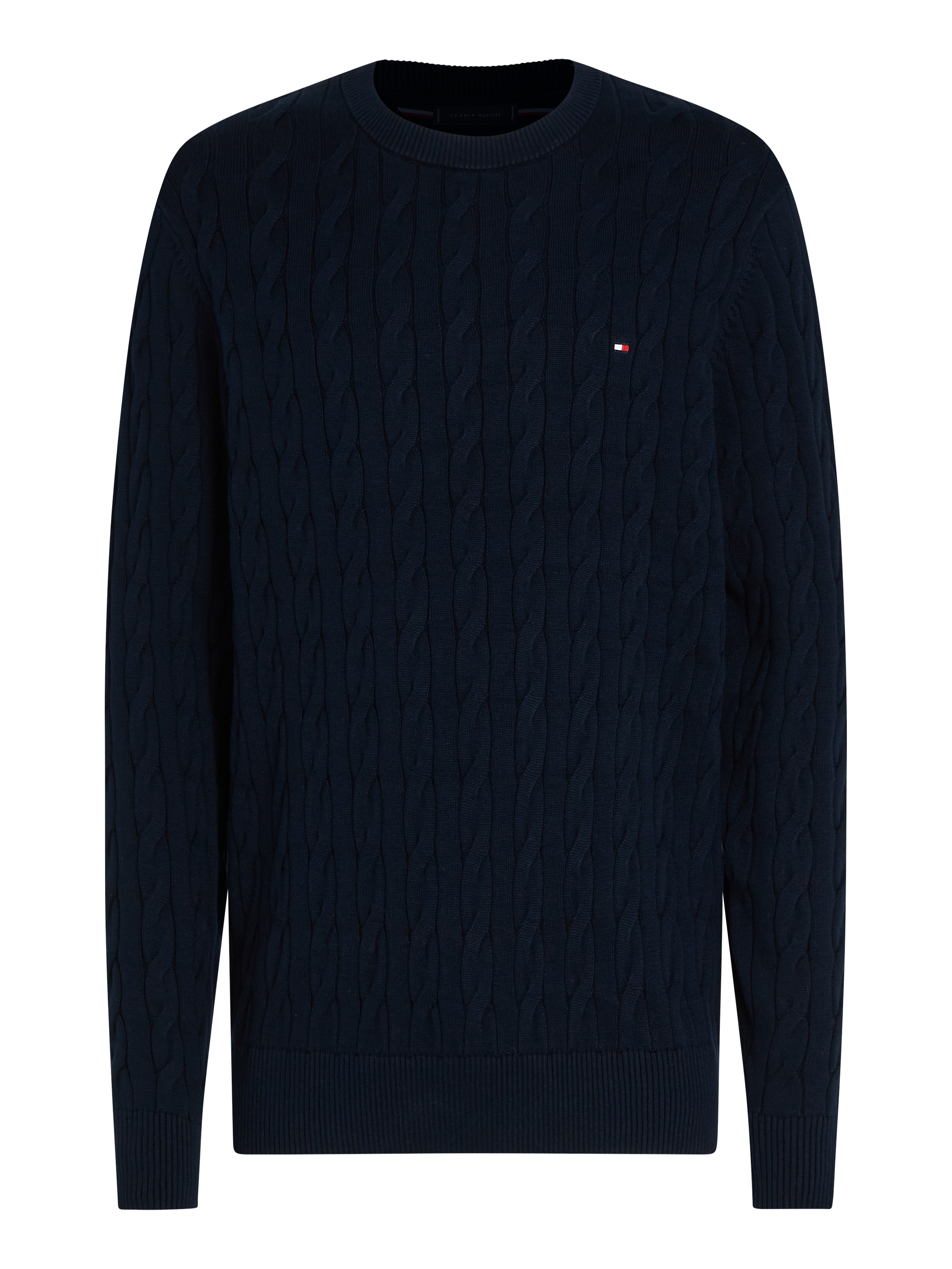 Tommy Hilfiger Strickpullover »CLASSIC CABLE CREW NECK«