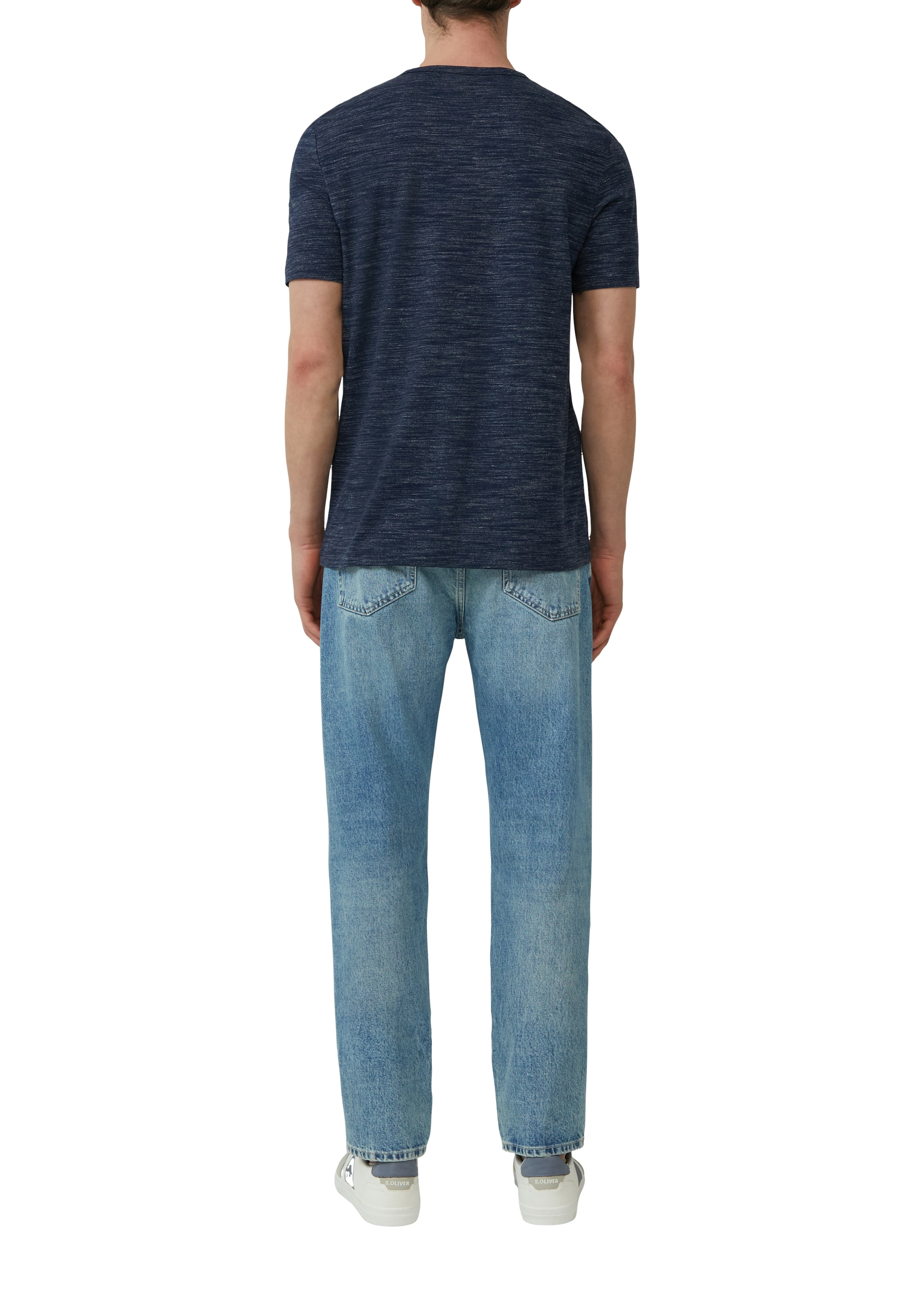 s.Oliver T-Shirt, melierte Optik