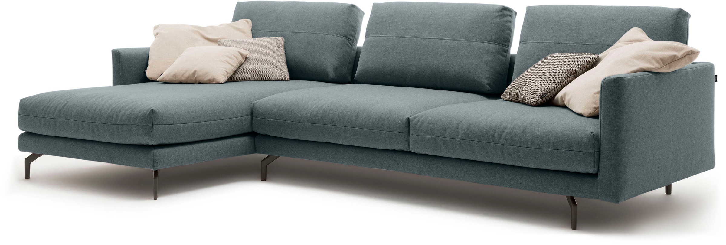 Creation BY ROLF BENZ Ecksofa »CR.414, Designecksofa, Polsterecke, L-Form«, wahlweise aus feinstem Rindsleder oder hochwertigem Chenille