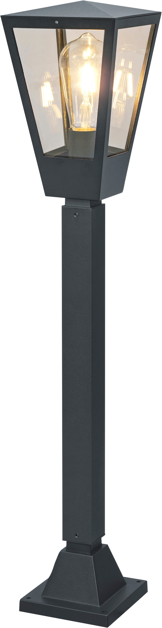 Brilliant Pollerleuchte "Westcliff" E27 1 Stk. Außen Wegeleuchte, E27, Aluminium Glas, anthrazit