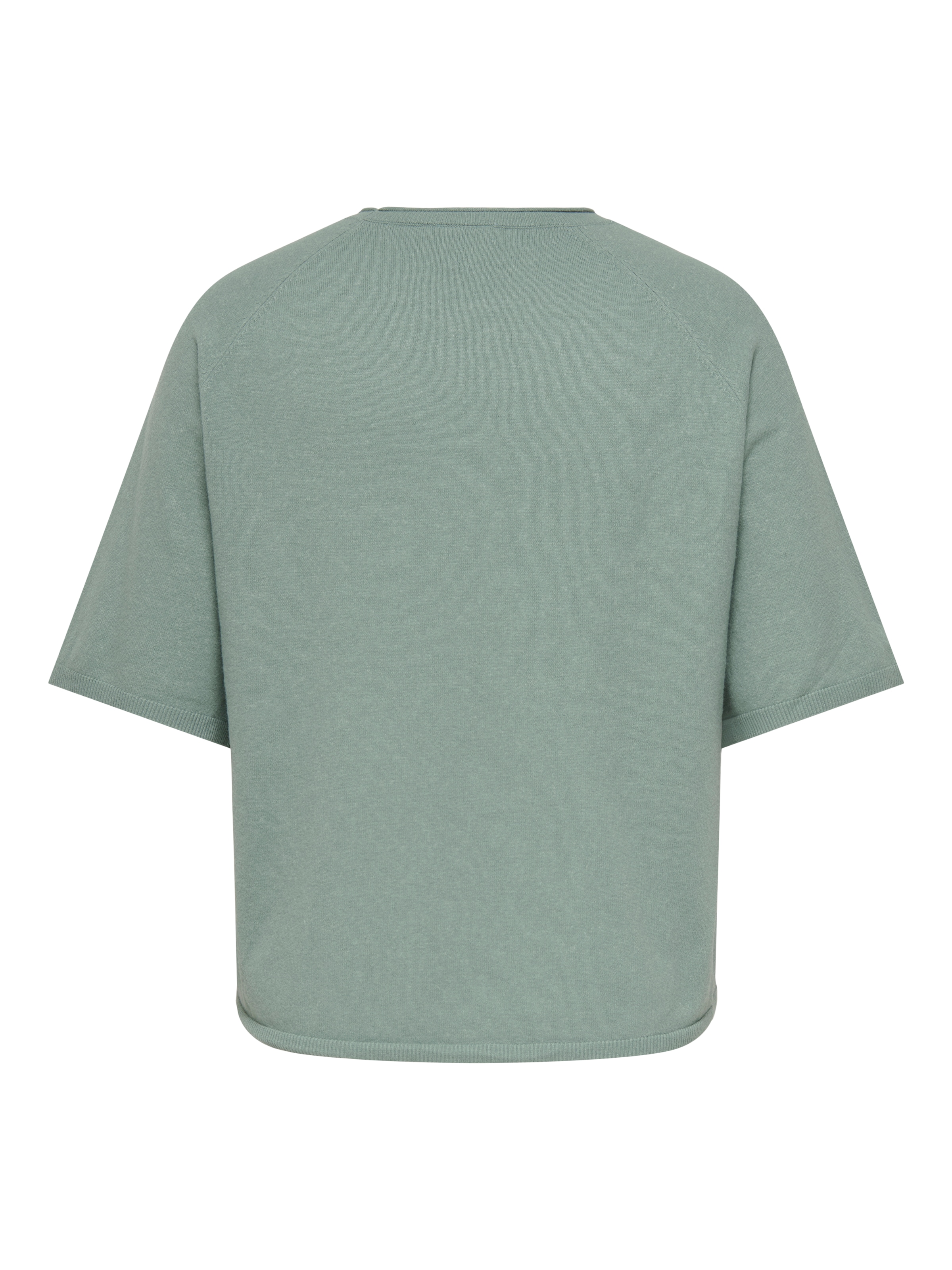 ONLY CARMAKOMA Rundhalspullover »CARLOYAL LIFE 2/4 O-NECK PULLOV KNT NOOS« Kunstfaser