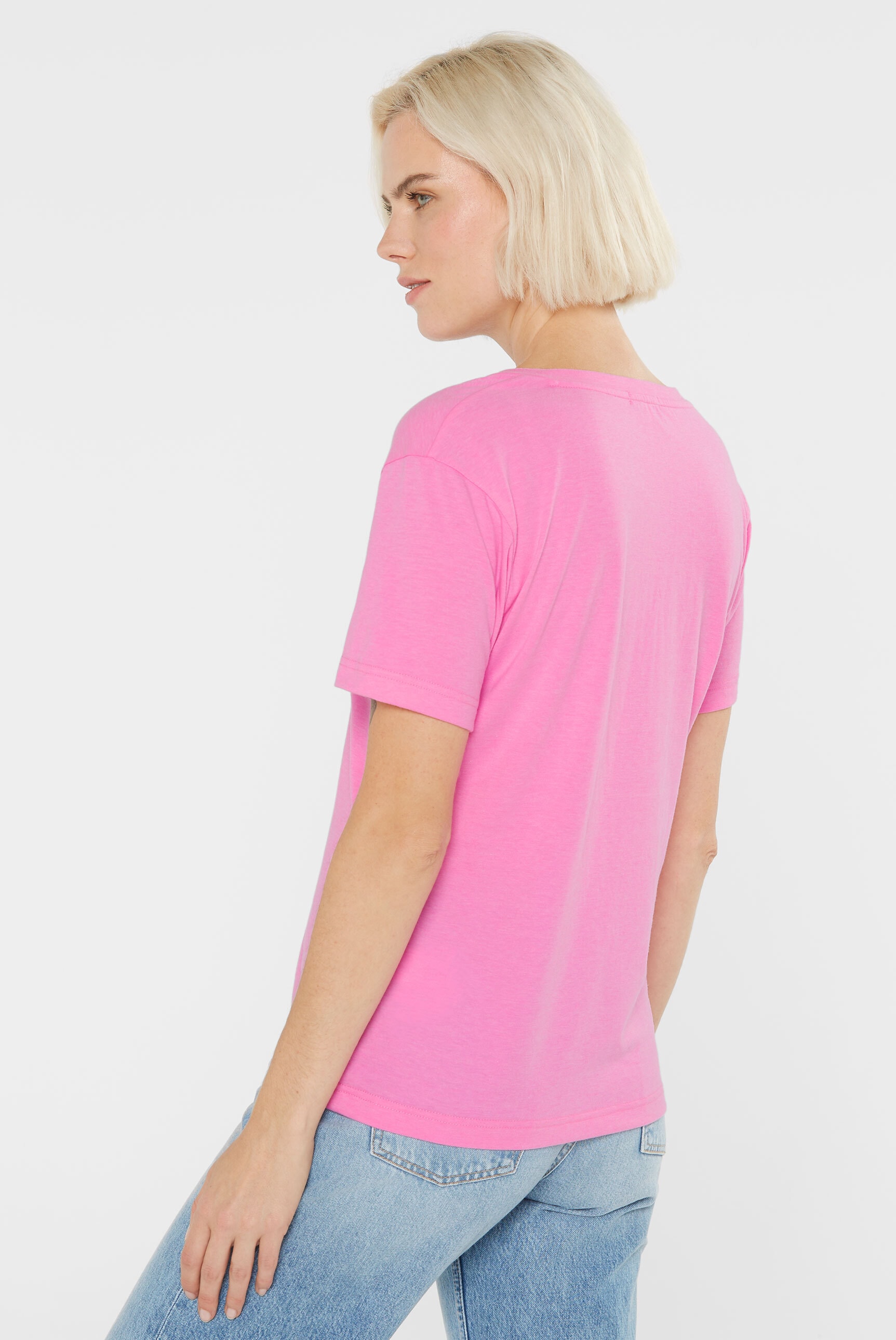 SENSES.THE LABEL V-Shirt, aus Baumwolle