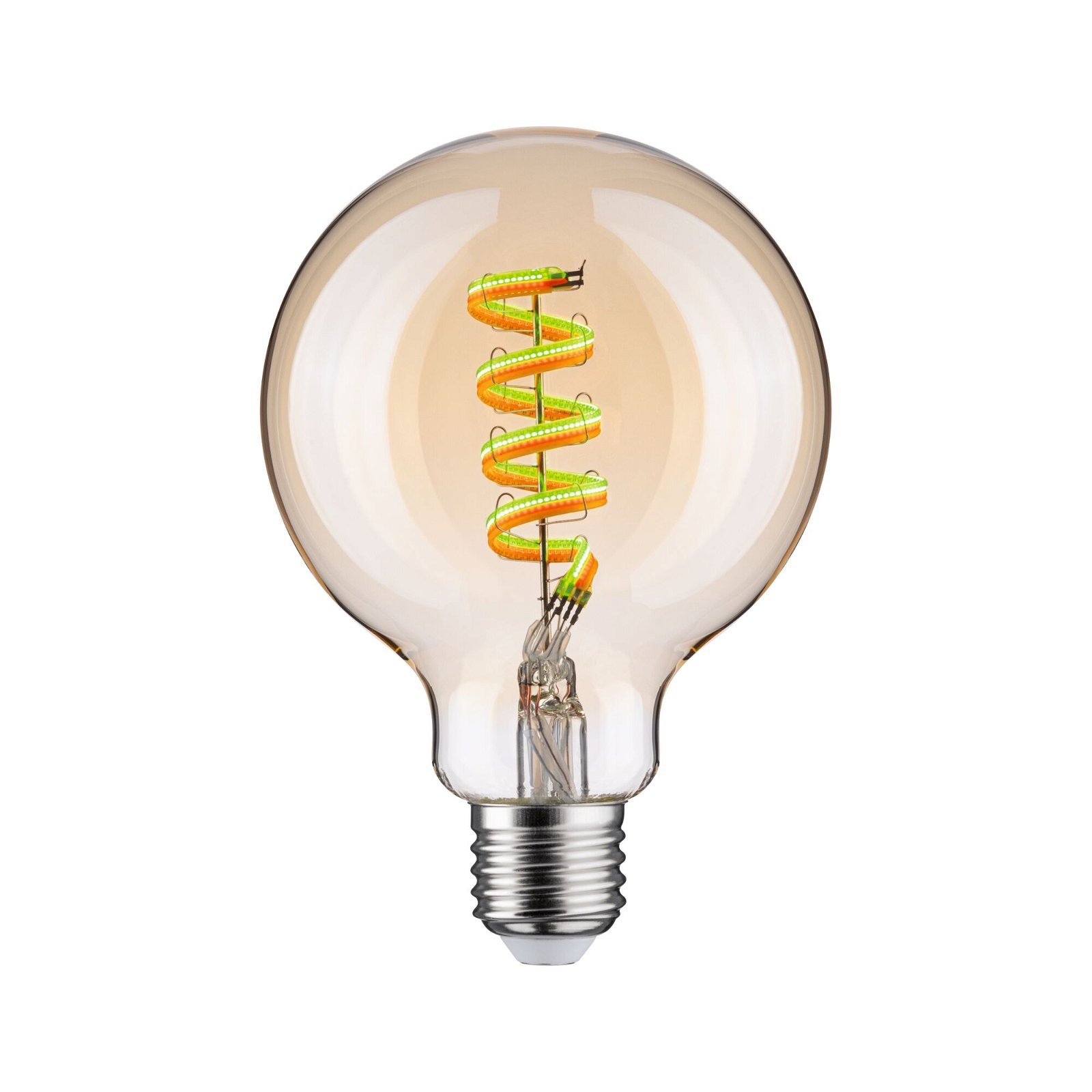 Paulmann LED-Leuchtmittel »Smart Filament G95 470lm 2200K-6500K gold 230V«, 1 St., Tageslichtweiß