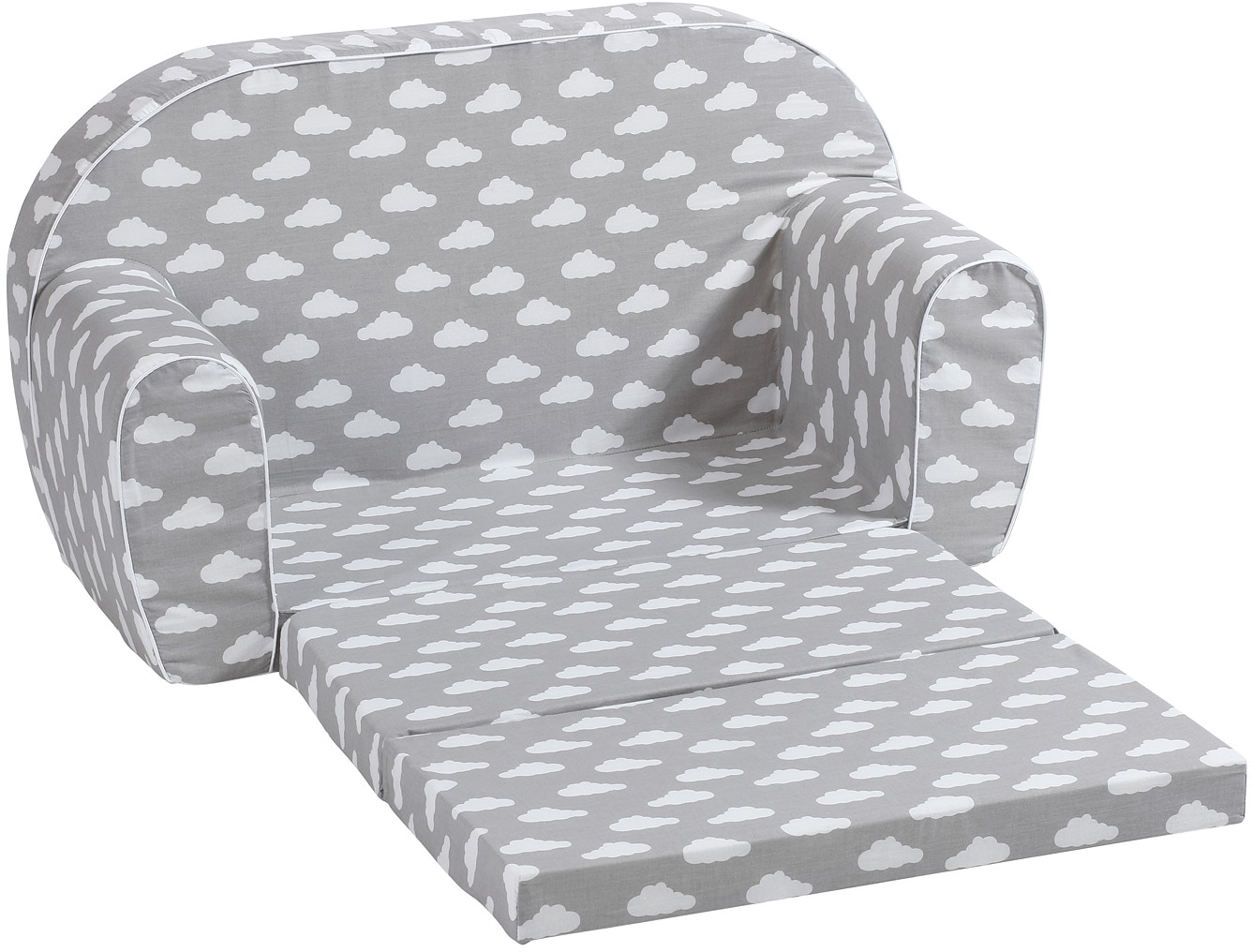 Knorrtoys® Sofa »Grey White Clouds«, für Kinder; Made in Europe | BAUR