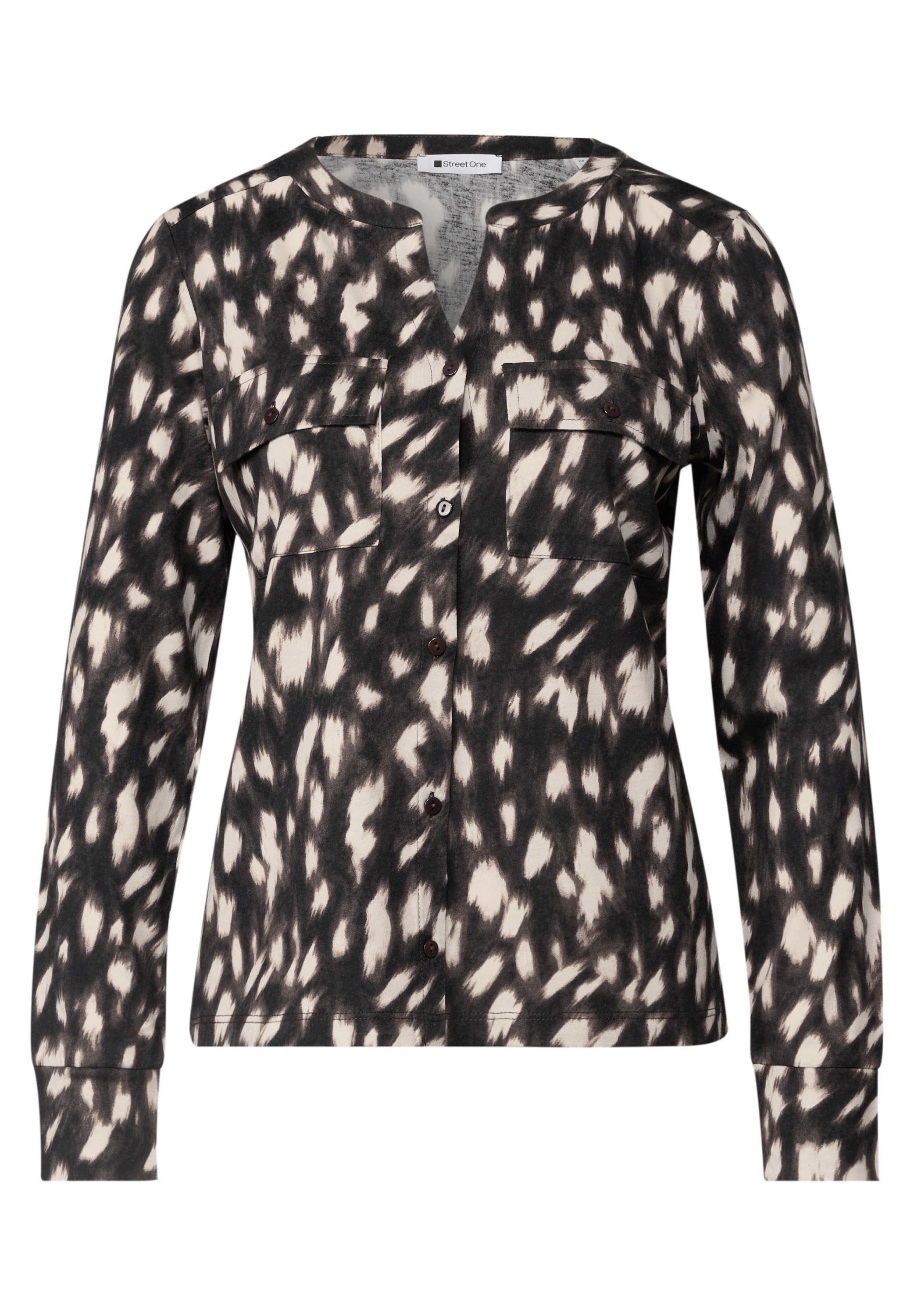 STREET ONE Langarmshirt mit Muster