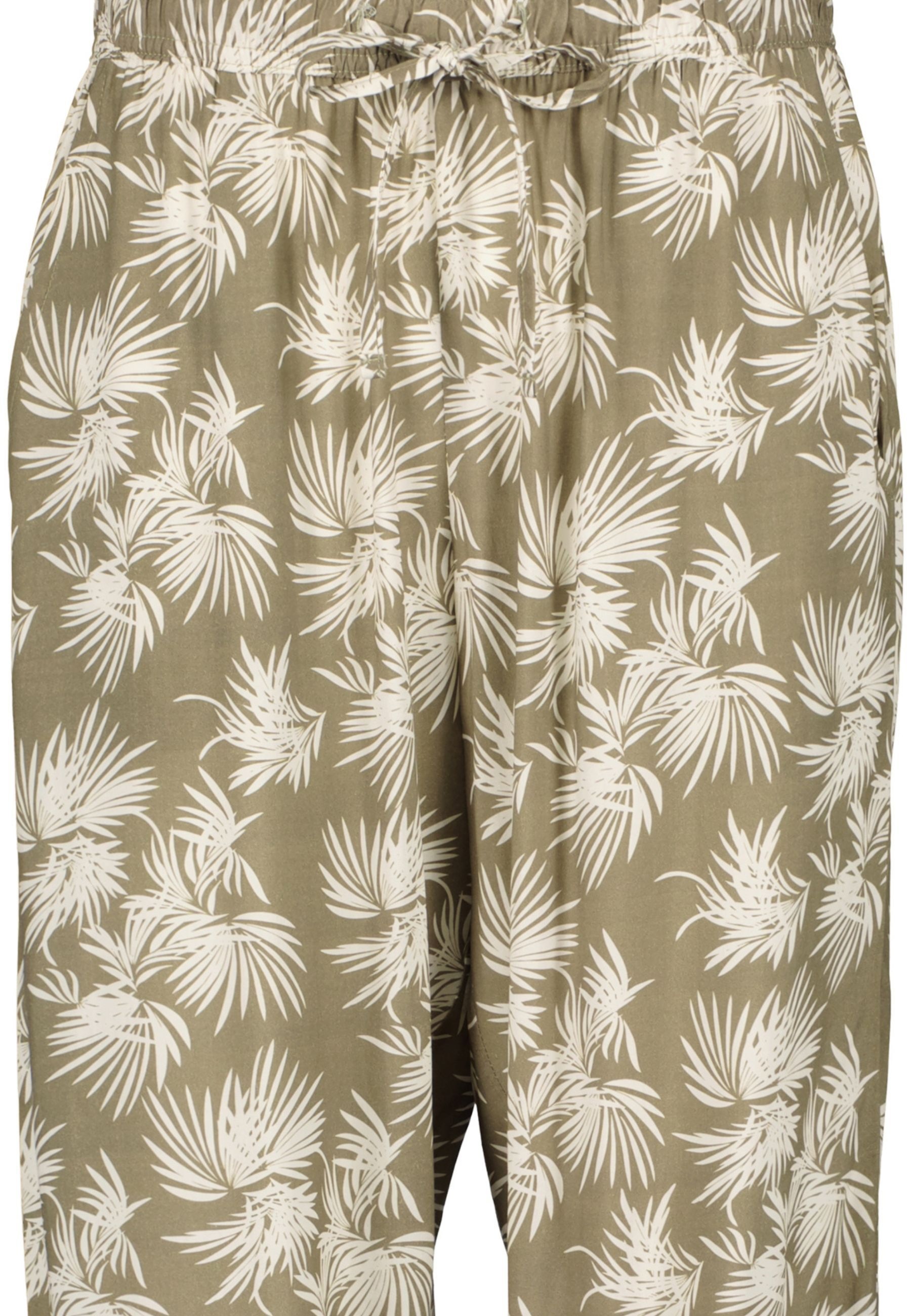 Stoffhose BLUE SEVEN "Blue Seven Stoffhose", Damen, Gr. 38, 7560, khaki, 100% Viskose, Basic, regular fit, Hosen Stoffhose 2