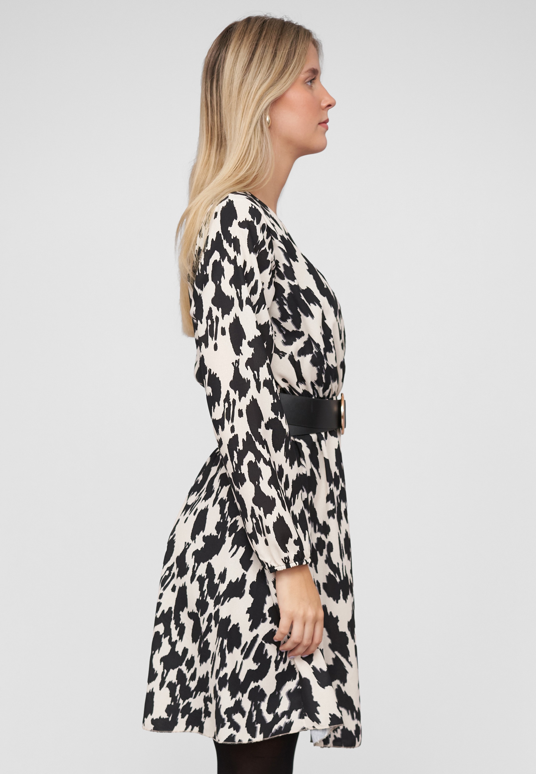 CLOUD 5IVE Shirtkleid »CLOUD 5IVE Longsleeve Dress with belt« 1 tlg.