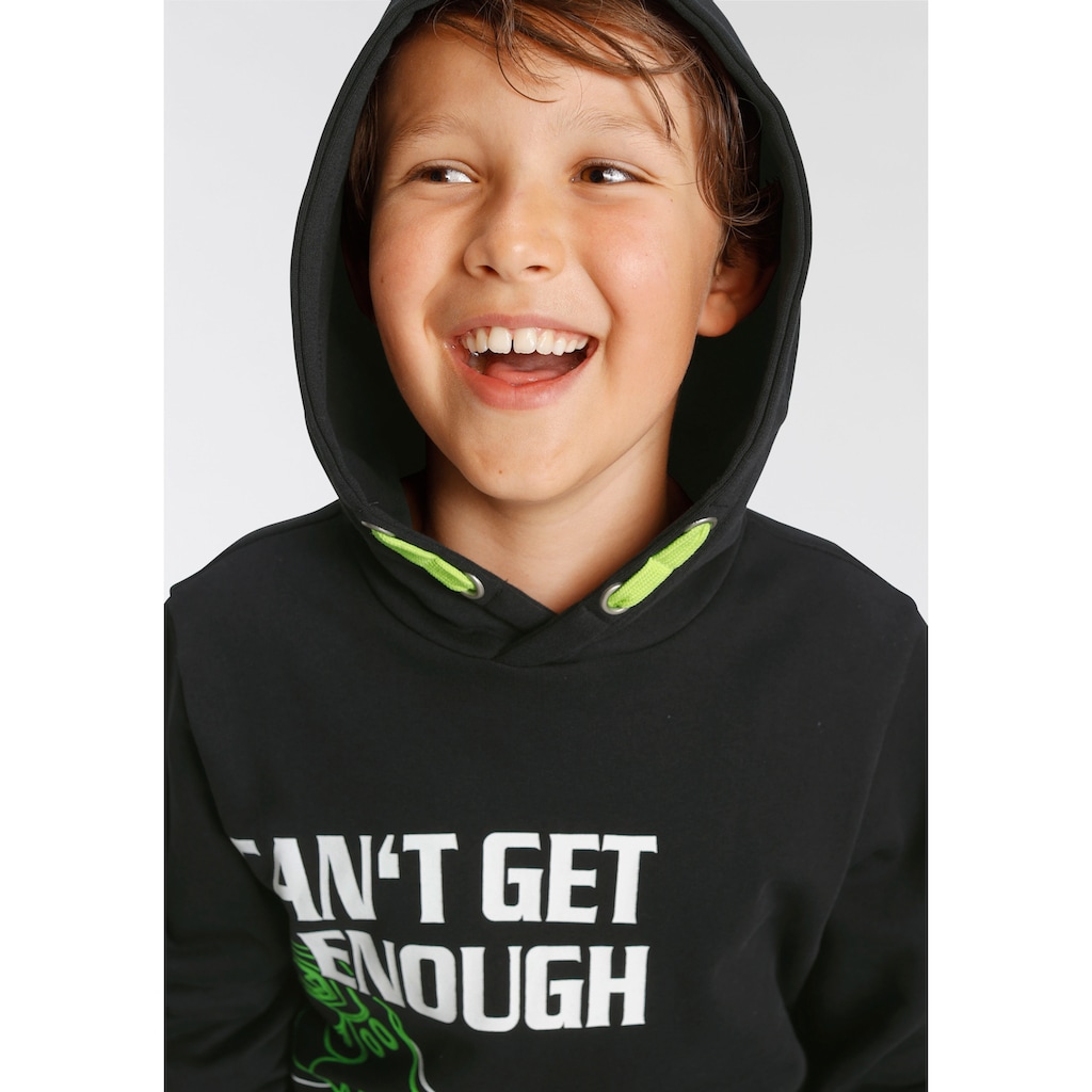 KIDSWORLD Kapuzensweatshirt »CAN´T GET ENOUGH - Spruch«