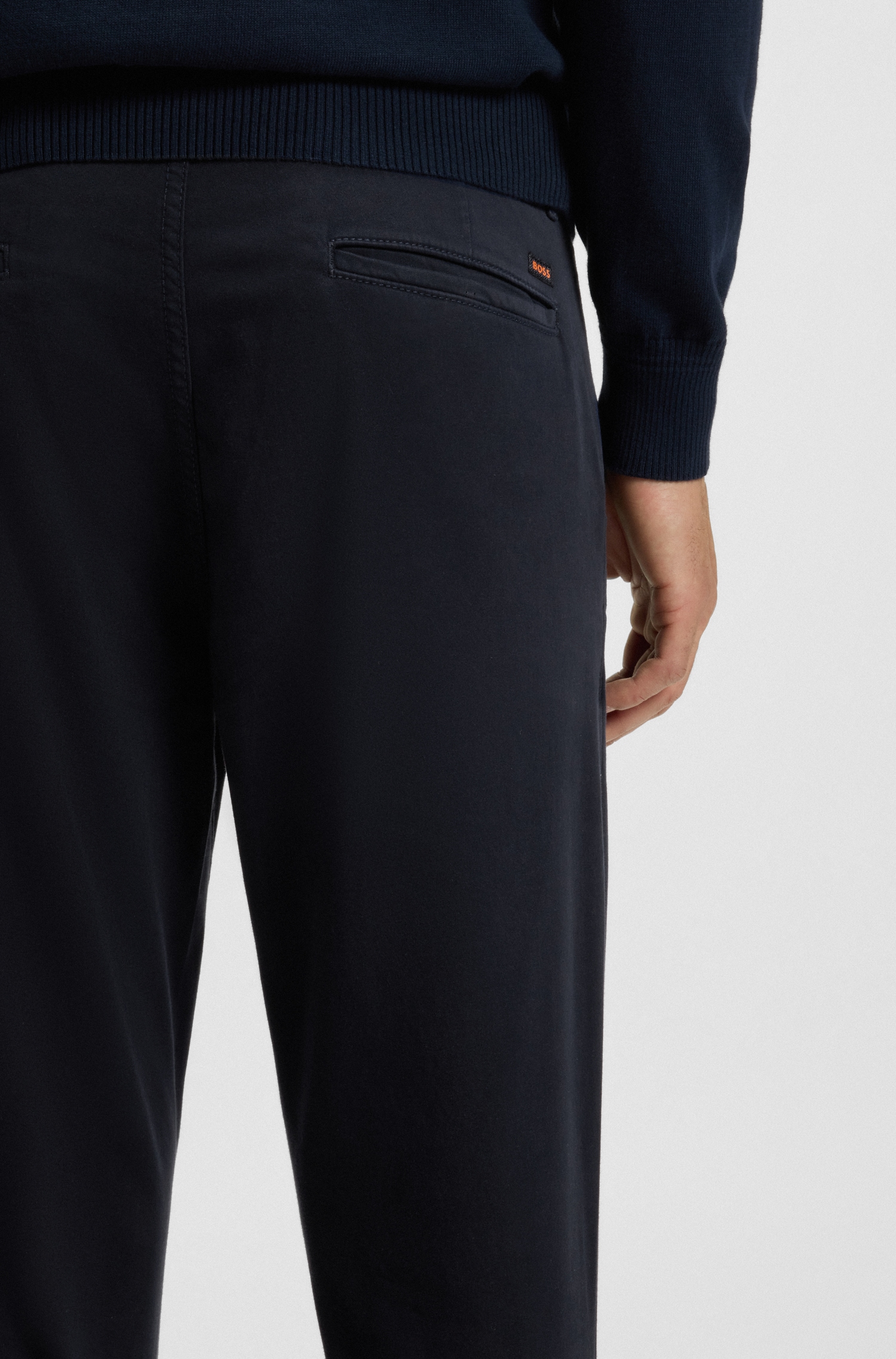 BOSS ORANGE Chinohose »slim«, mit Gesäßtaschen