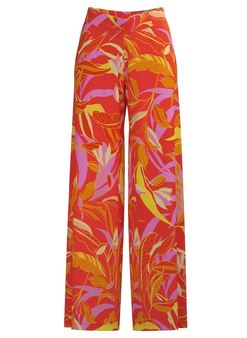 Trigema Jerseyhose "TRIGEMA Leichte Hose mit Allover-Muster "Aloha"" günstig online kaufen
