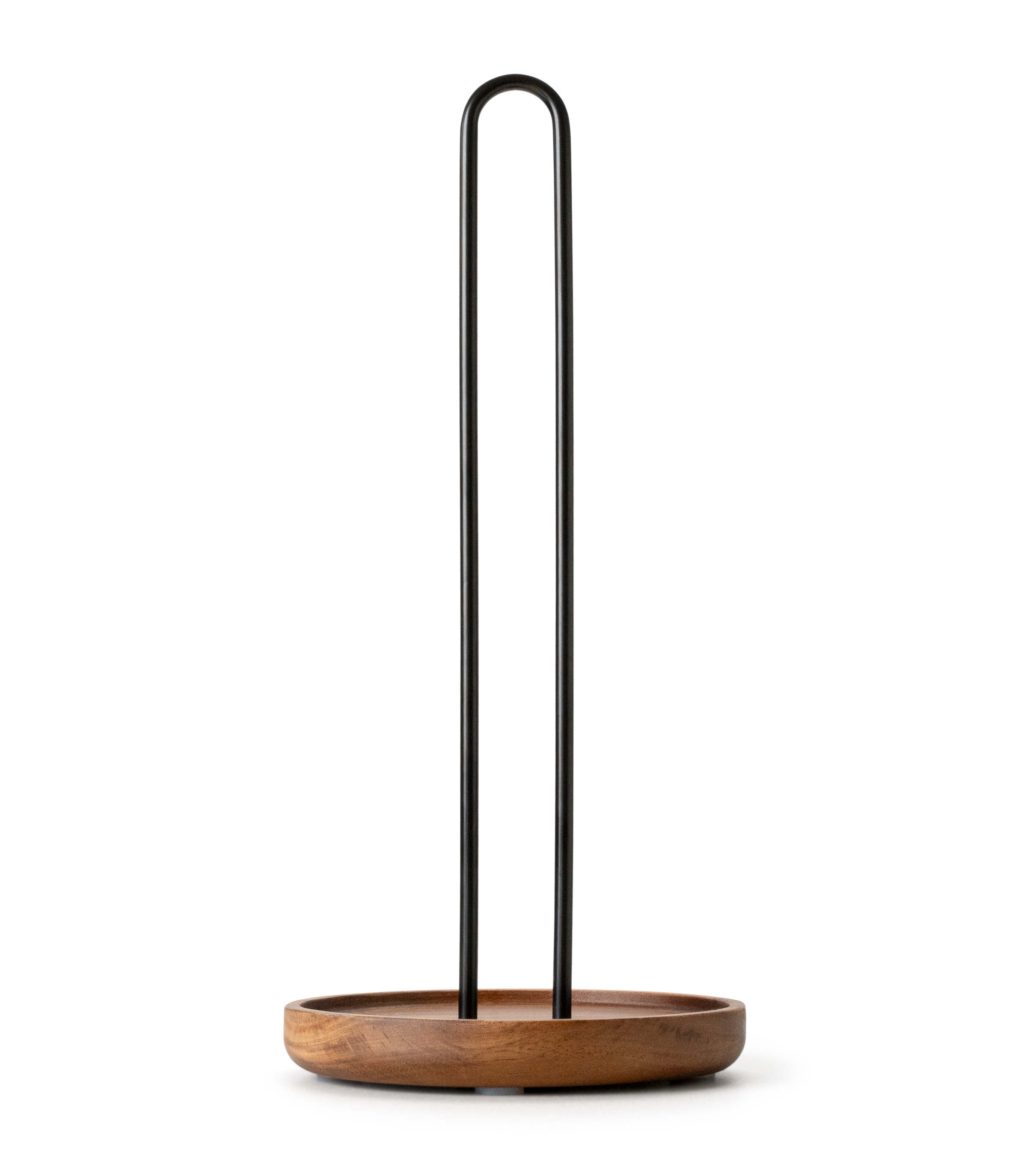 Continenta Natur Schwarz Küchenrollenhalter "Akazie Ø 14 X 316 Cm" von Baur