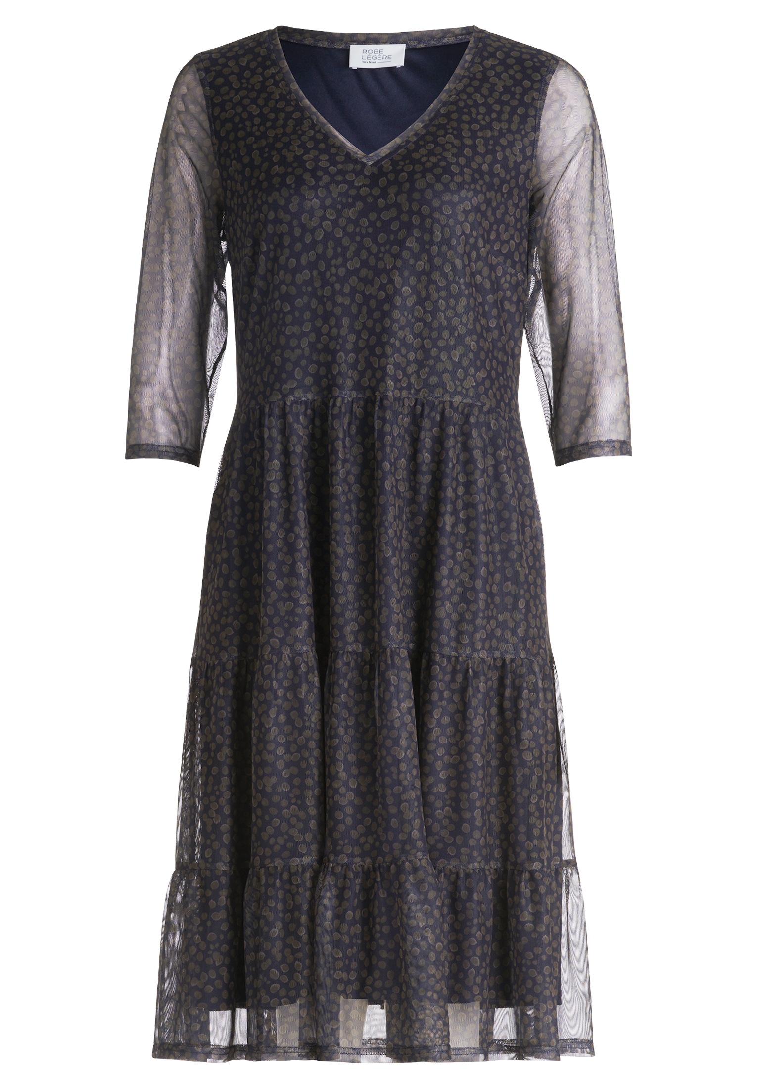 Vera Mont Sommerkleid "Damen Stufenkleid mit Stufen" Nahttasche günstig online kaufen