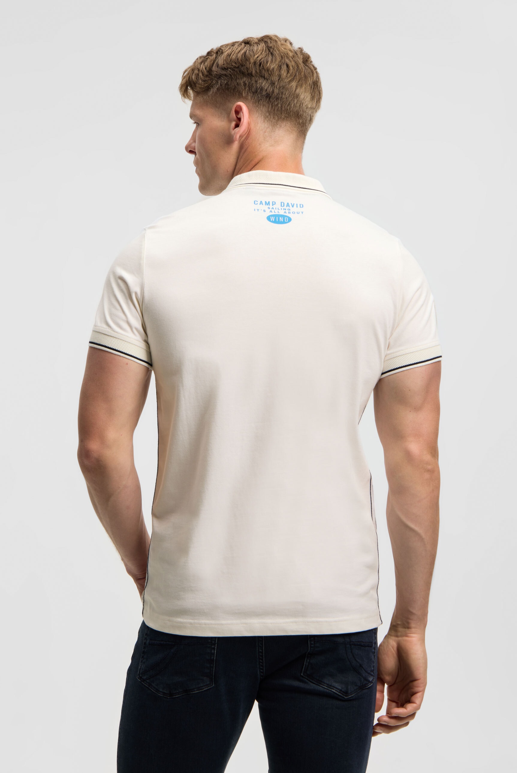 CAMP DAVID Poloshirt aus Baumwolle