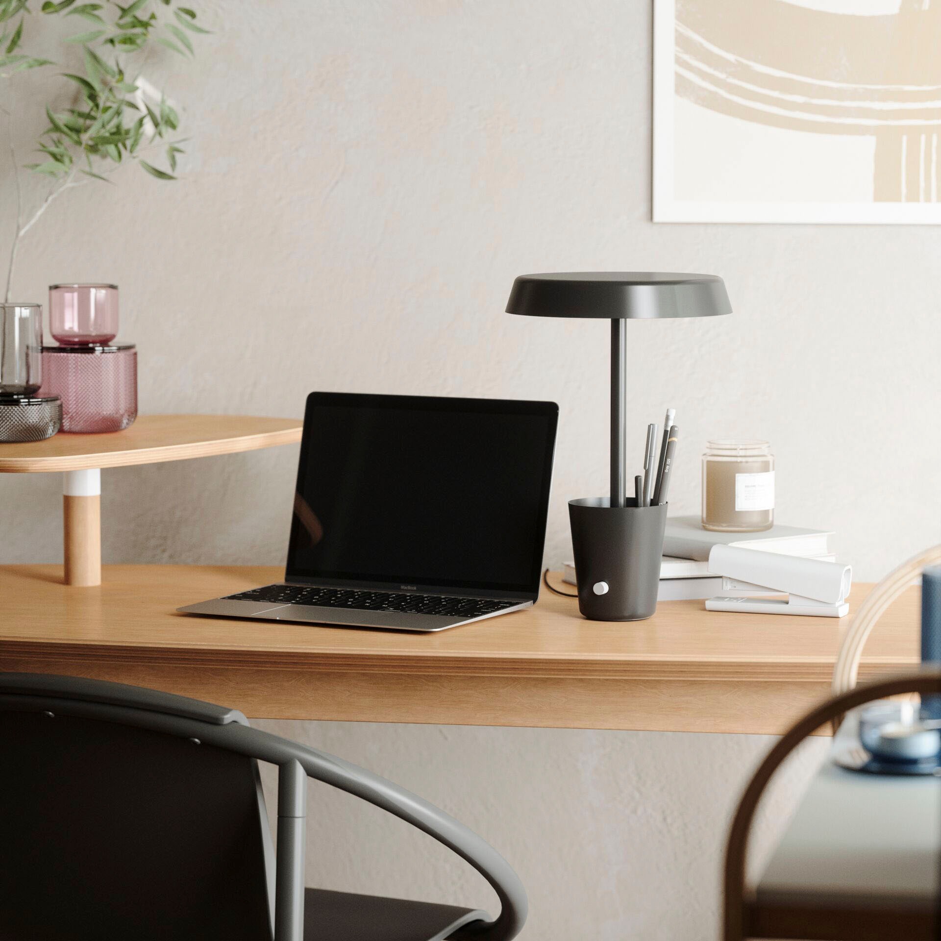 Umbra Dekolicht »Cup Smart Lamp«, Matter-kompatible Leuchte im modernen Design mit integriertem Becher