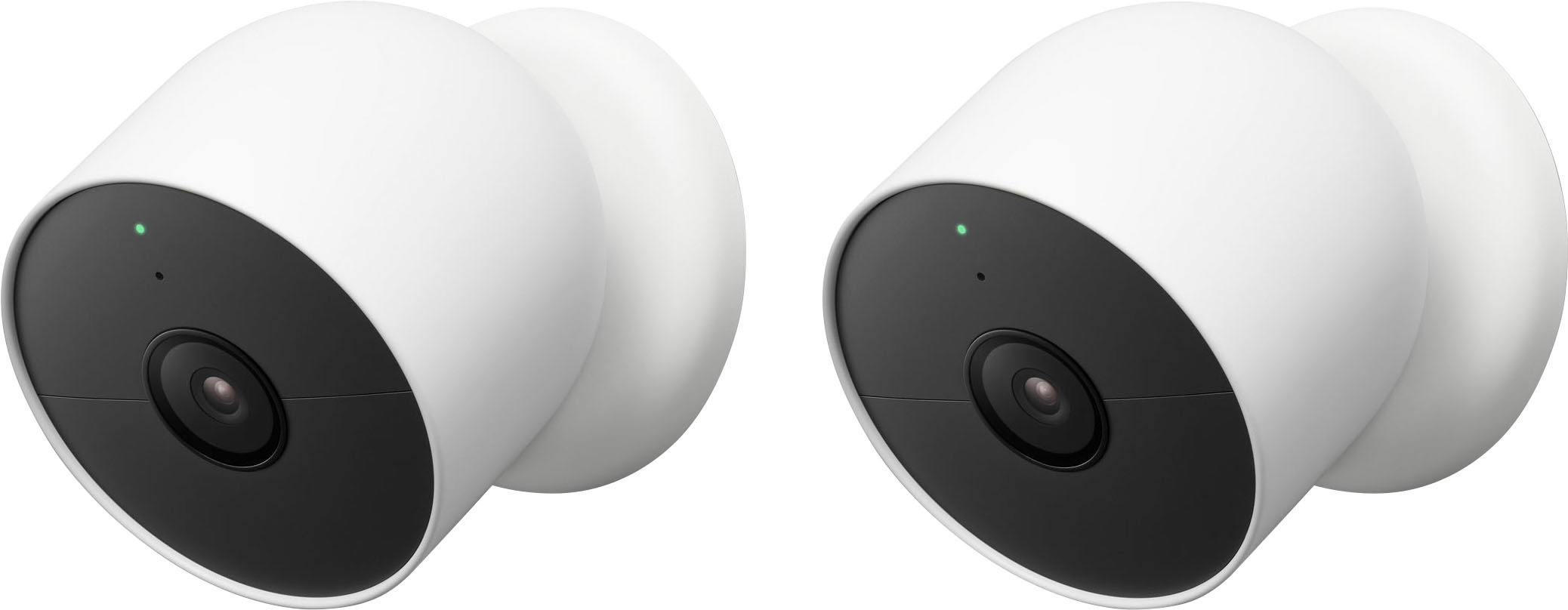 Google Überwachungskamera »Nest Cam (Outdoor oder Indoor, mit Akku), Doppelpack«, Außenbereich-Innenbereich, (2)