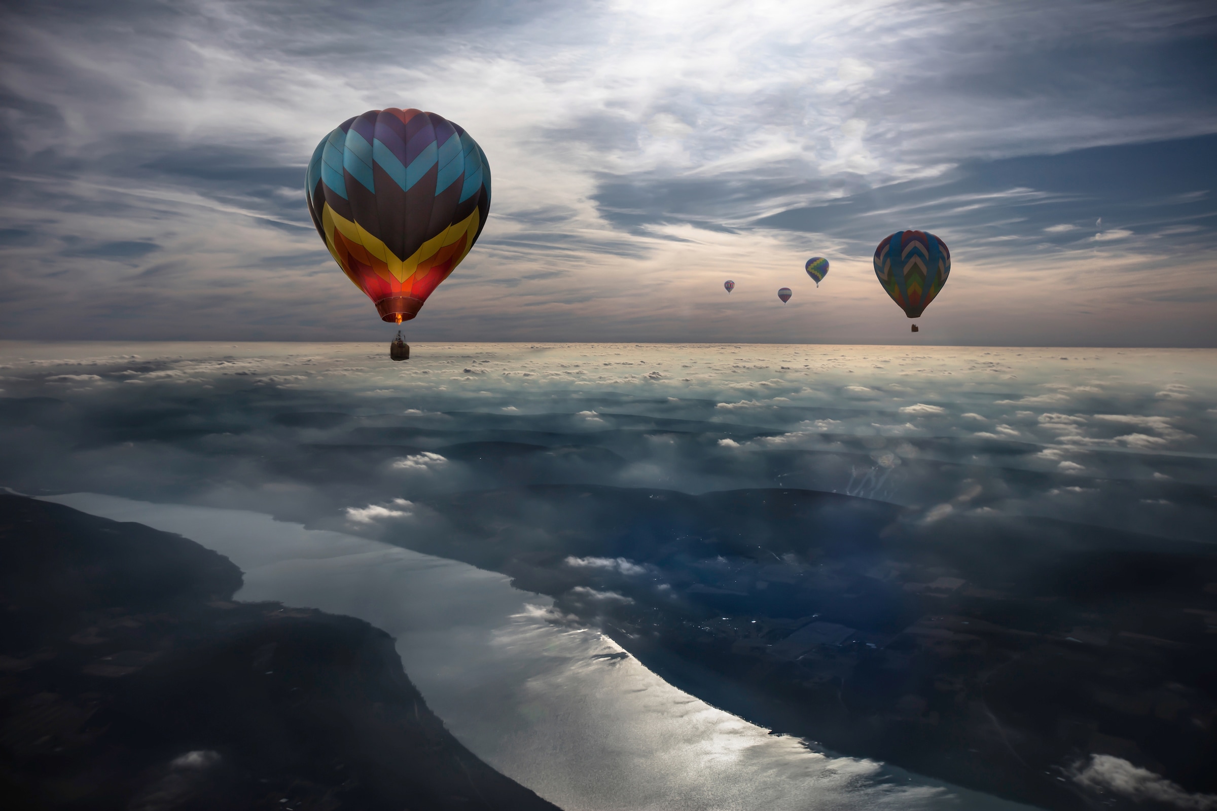 Papermoon Fototapete "Photo-Art HEATHER BONADIO, DEN HIMMEL KÜSSEN" günstig online kaufen