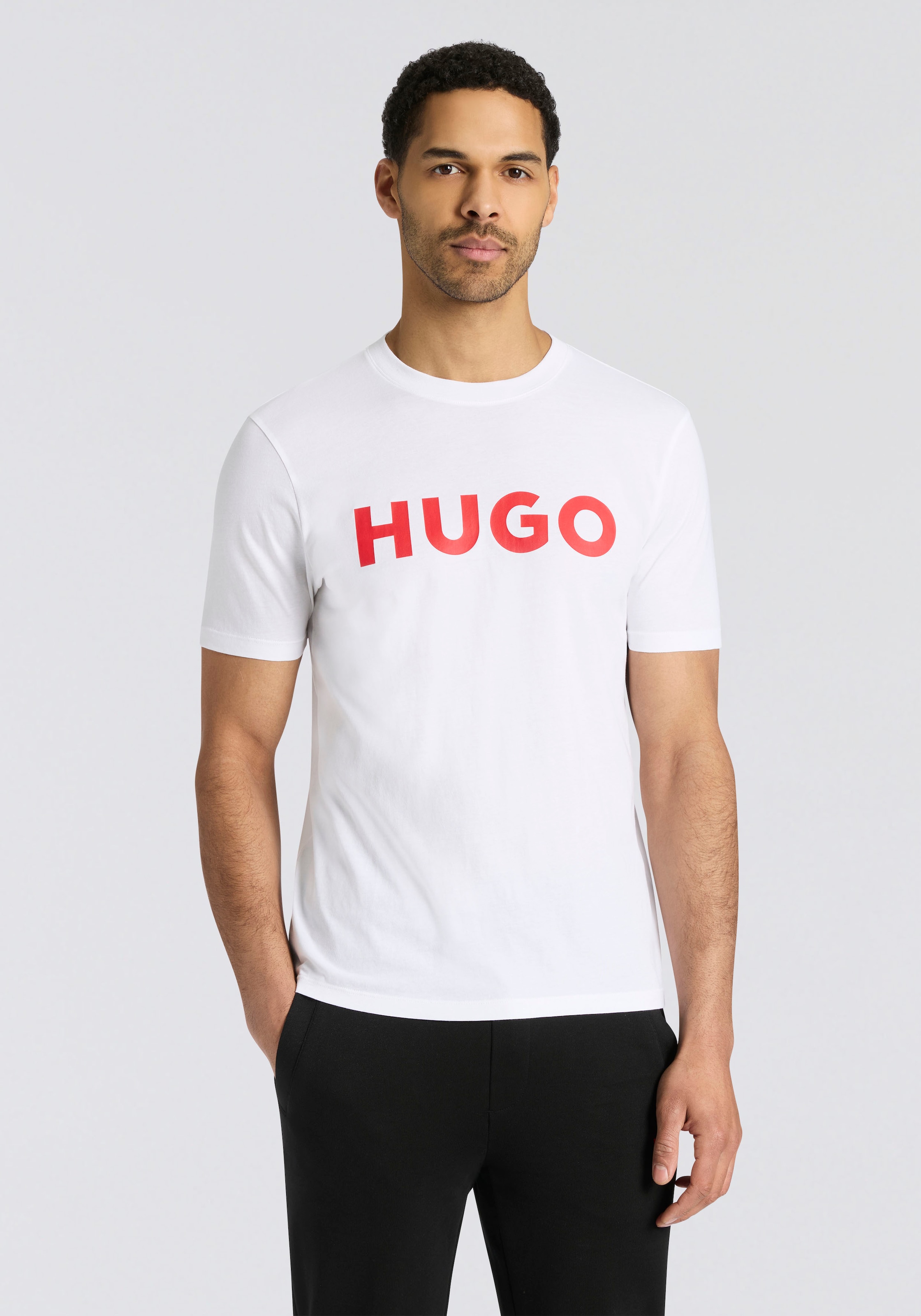 HUGO T-Shirt "Dulivio" Rundhalsausschnitt, Regular Fit, Must have Basic günstig online kaufen