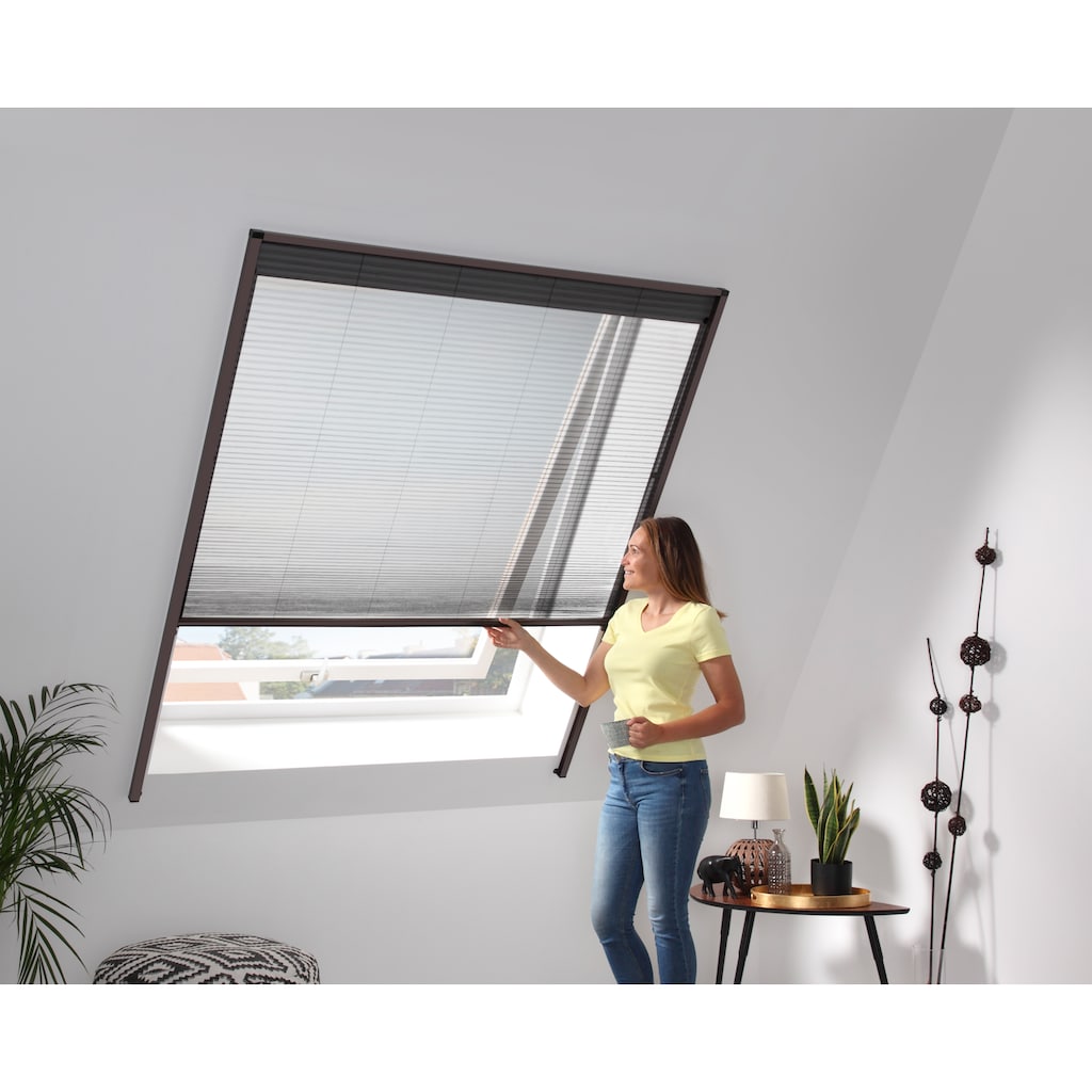 hecht international Insektenschutzrollo »für Dachfenster«, transparent