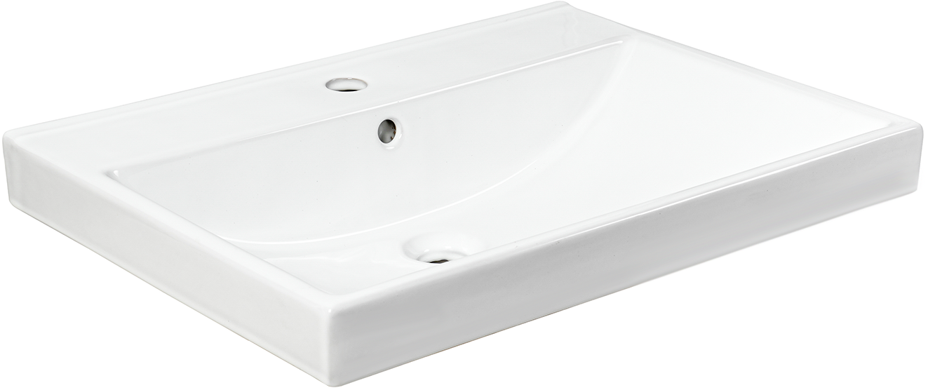 welltime Einbauwaschbecken "Trento Deluxe" Mit Nano Glasur in 51,61,81,101 und 121cm erhältlich.