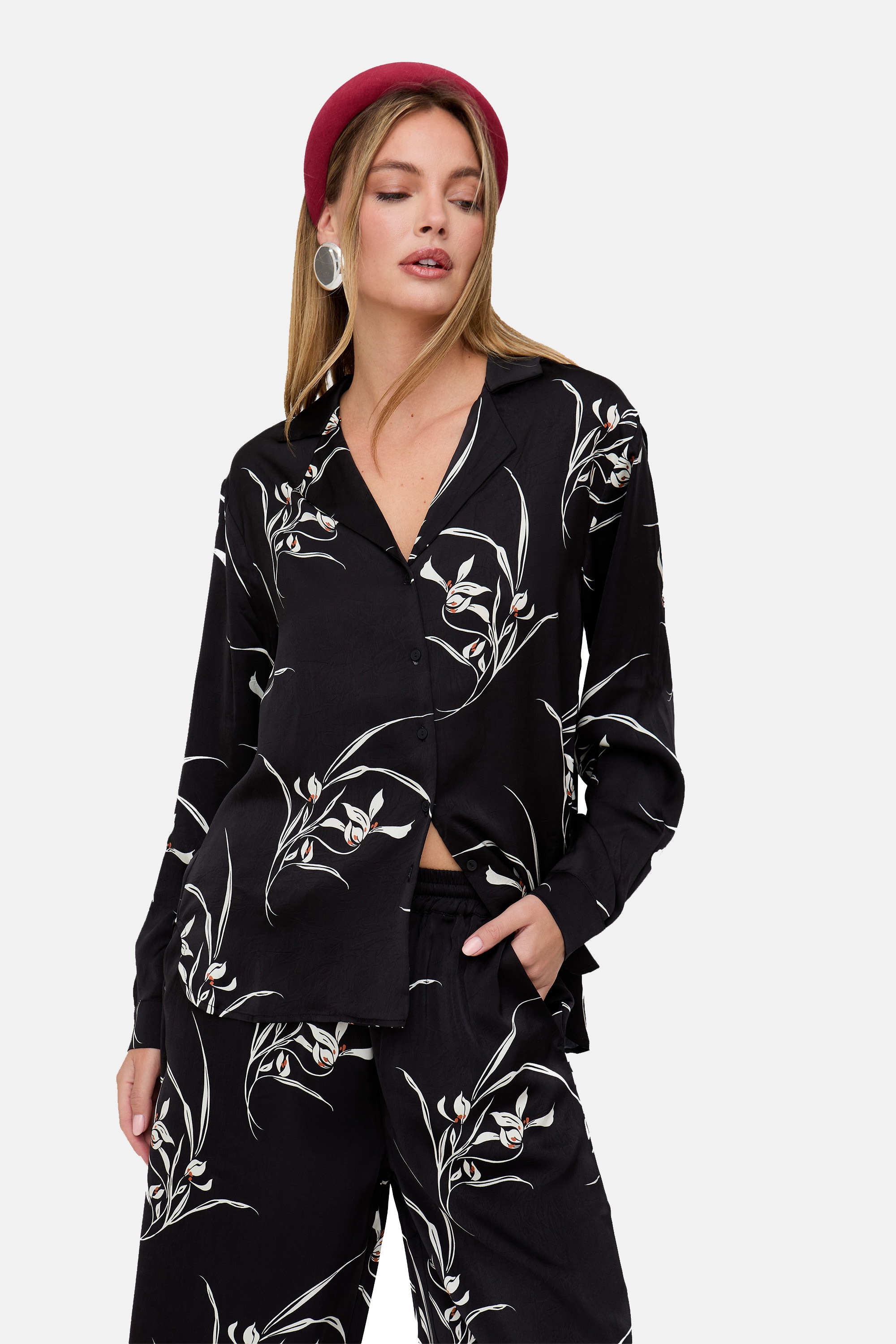 Lily and Lionel Hemdbluse "Lillibet Large Floral Print Shirt Damen" günstig online kaufen
