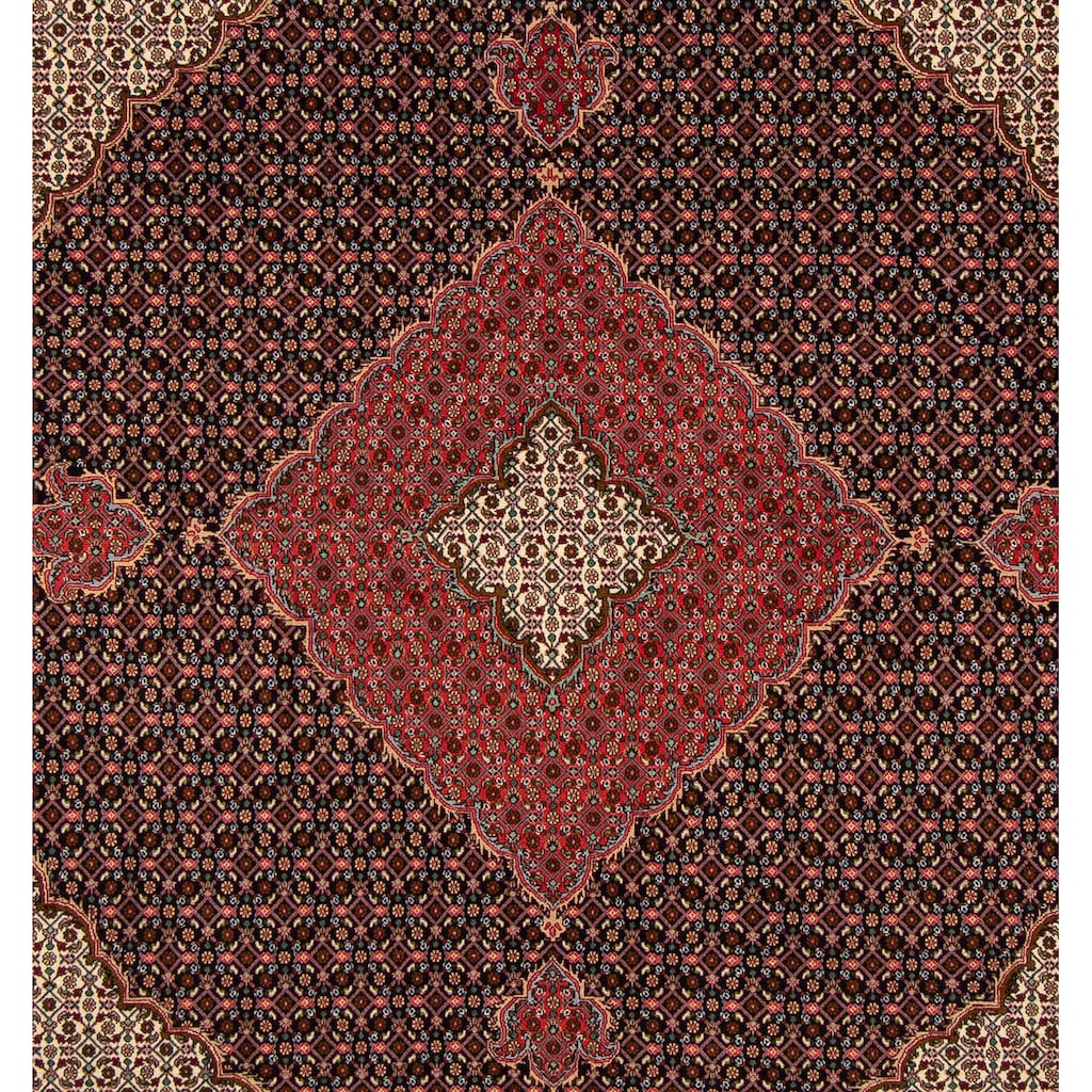 morgenland Orientteppich »Perser - Täbriz quadratisch - 203 x 202 cm - dunkelblau«, quadratisch