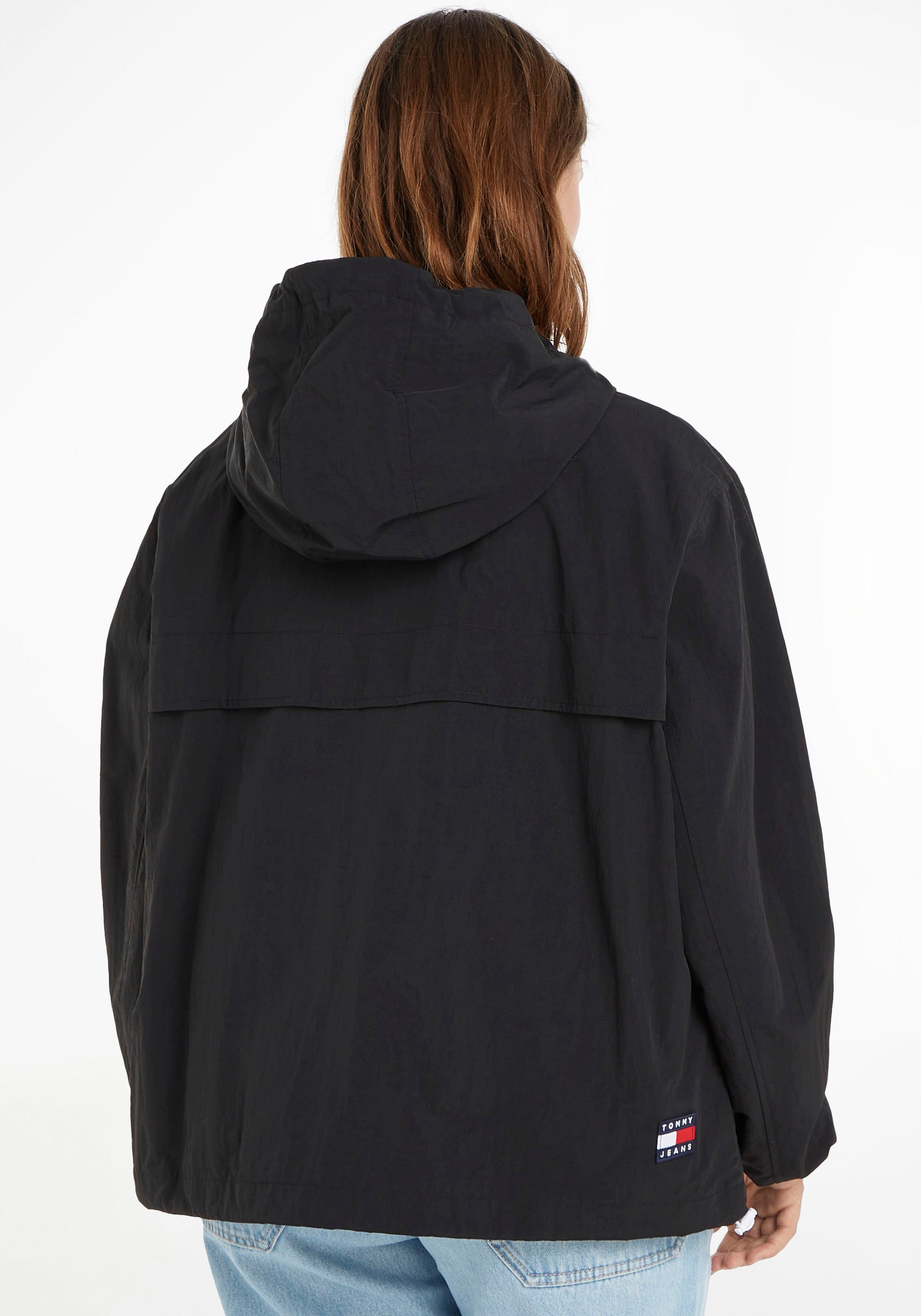 Tommy Jeans Curve Windbreaker »TJW CRV CHICAGO WINDBREAKER« mit Kapuze mit Tommy Jeans Logo-Bestickung IV10765