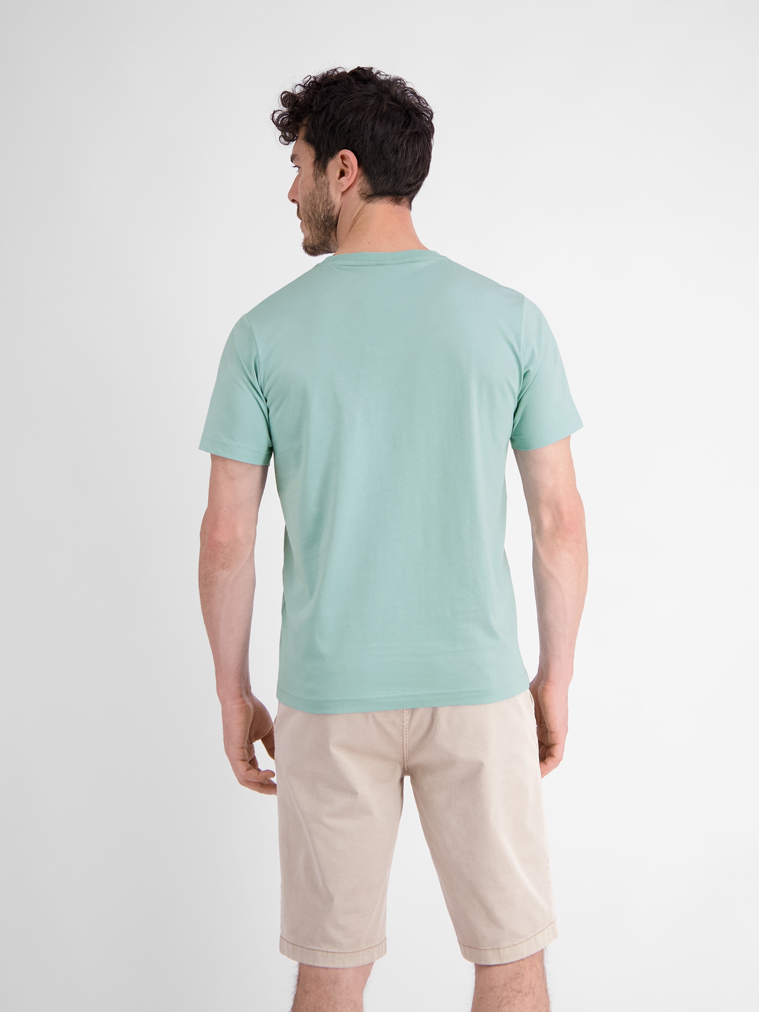 LERROS T-Shirt »LERROS Herren T-Shirt mit Brust-Print«