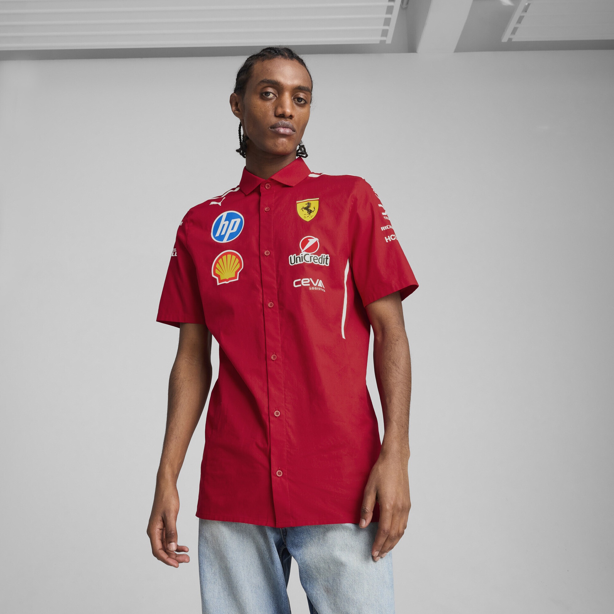 PUMA Trainingsshirt "Scuderia Ferrari HP 2025 Team Shirt Herren" günstig online kaufen