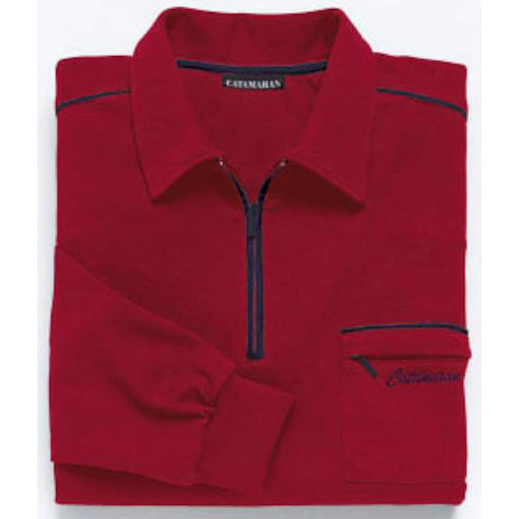 Poloshirt »Langarm-Poloshirt«, (1 tlg.)