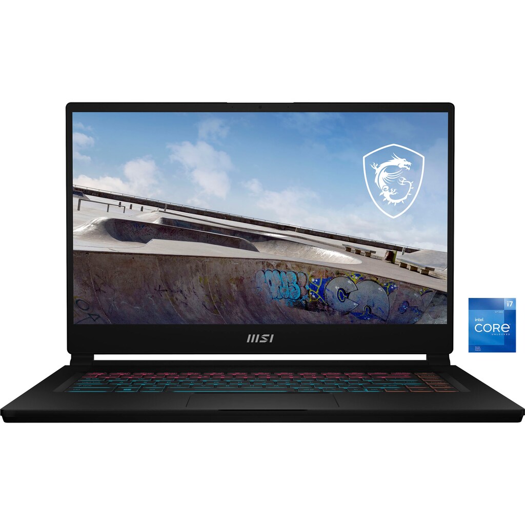 MSI Gaming-Notebook »Stealth 15M B12UE-024«, 39,6 cm, / 15,6 Zoll, Intel, Core i7, GeForce RTX 3060, 1000 GB SSD