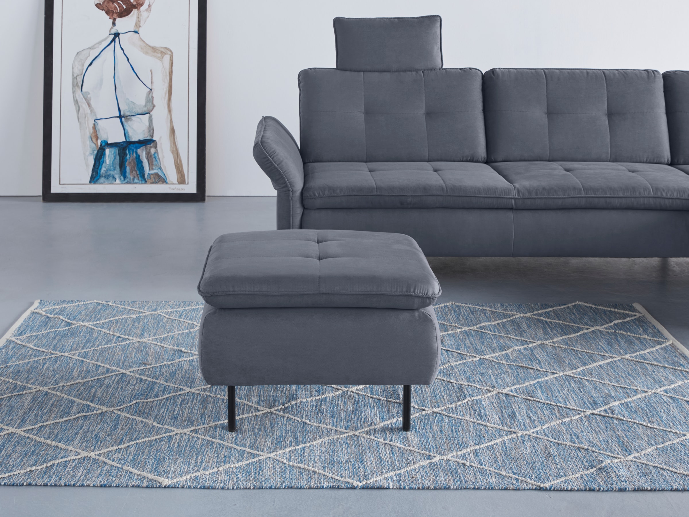 Home affaire Polsterhocker "Birkholm" passend zur Serie "Birkholm", B/T/H: günstig online kaufen