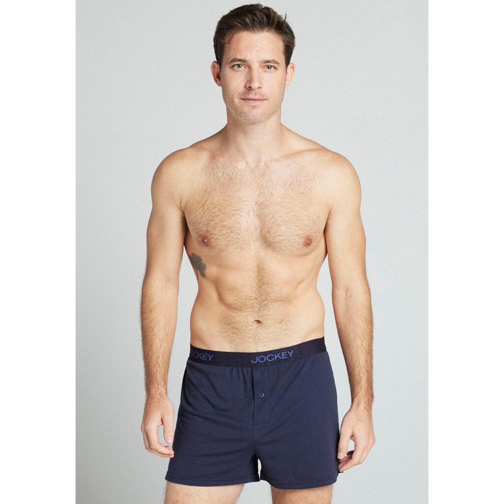 Jockey Boxershorts »Boxer Knit«, (Packung, 2 St.)