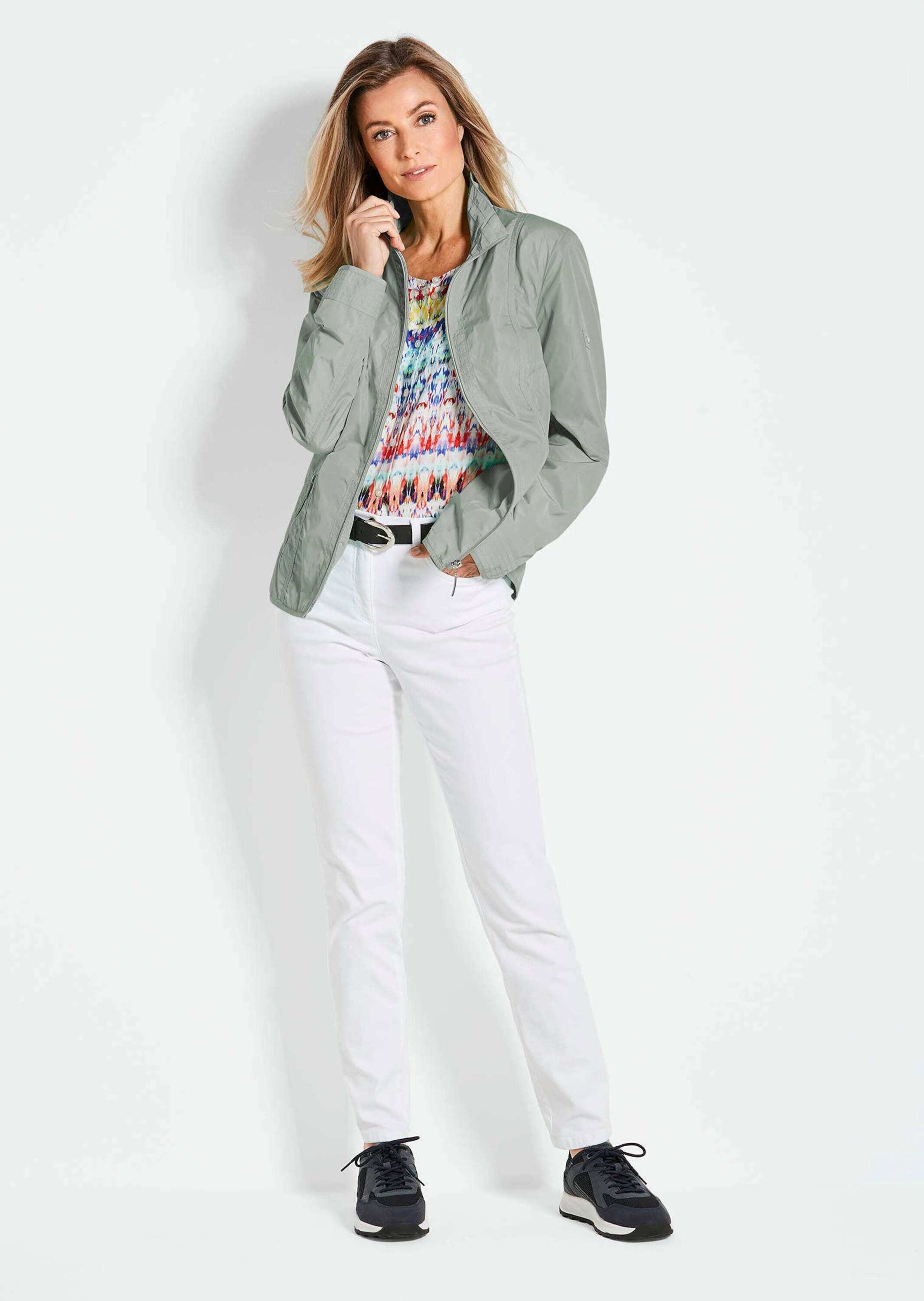 GOLDNER Blouson "Kurzgröße Sportive Übergangsjacke mit Stehkragen" Ohne günstig online kaufen