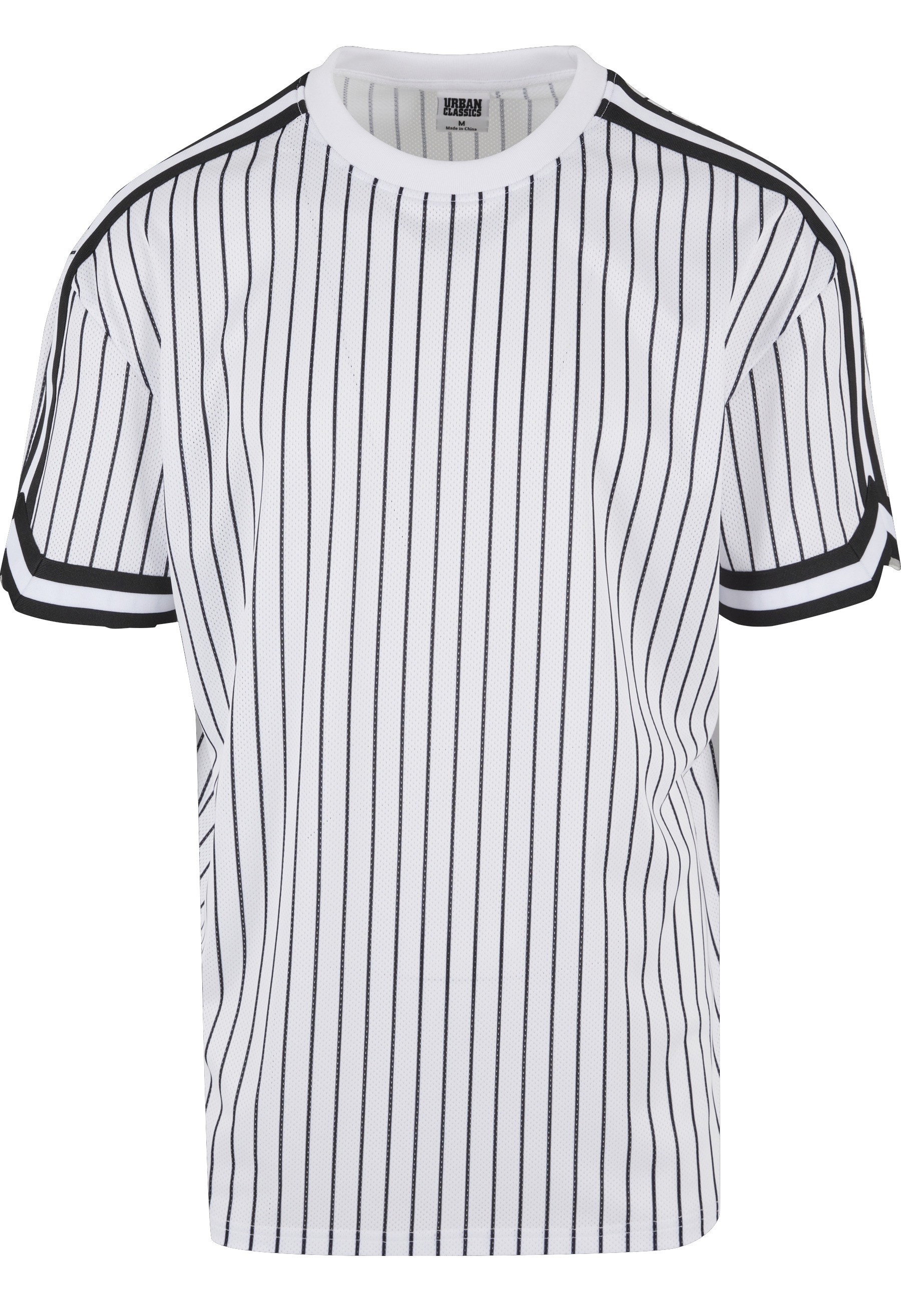 URBAN CLASSICS "Urban Classics Herren Oversized Striped Mesh Tee" 1 Stk.