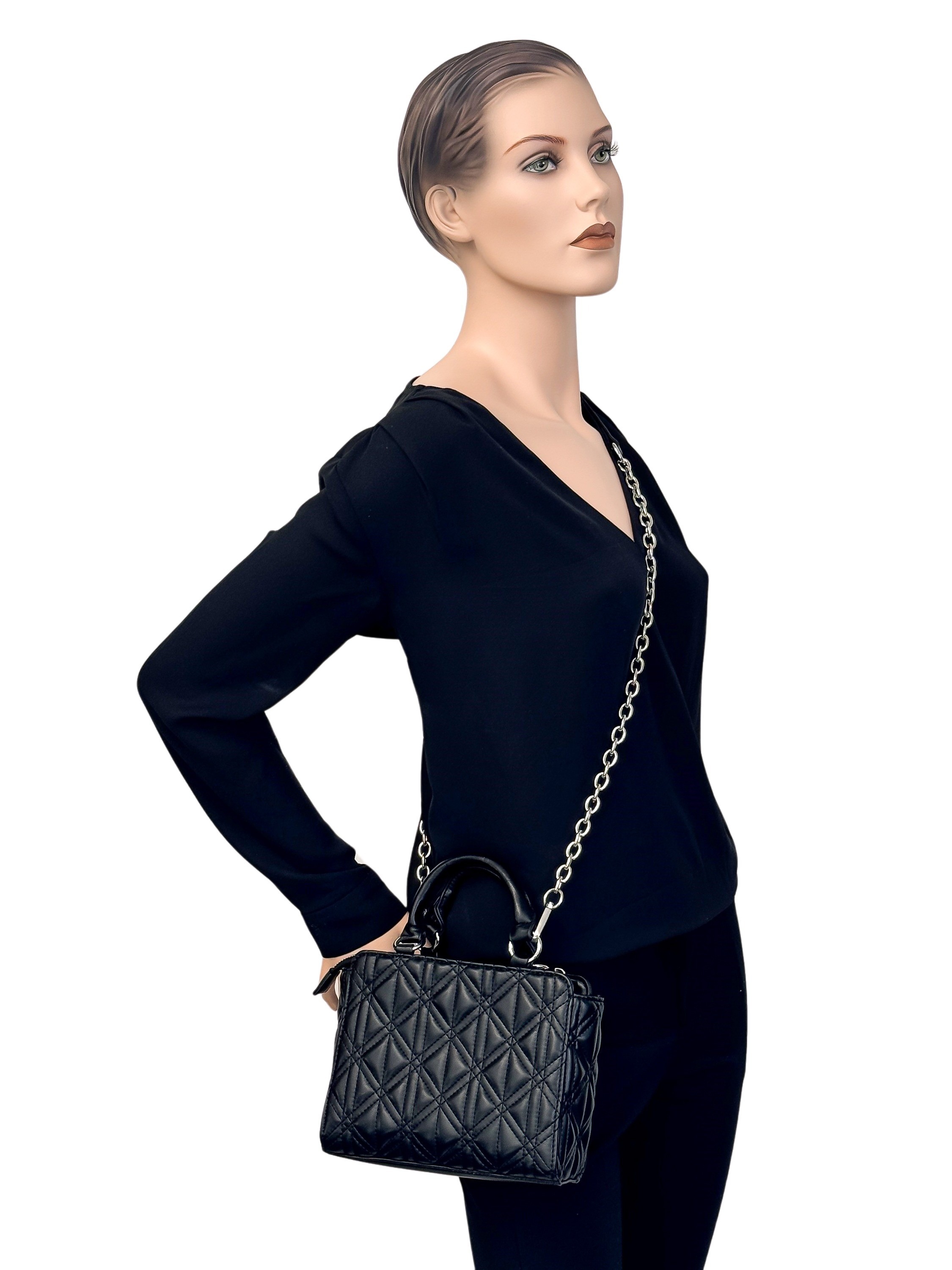 COLLEZIONE ALESSANDRO Umhängetasche "Qtie", Abendtasche mit Steppungen günstig online kaufen