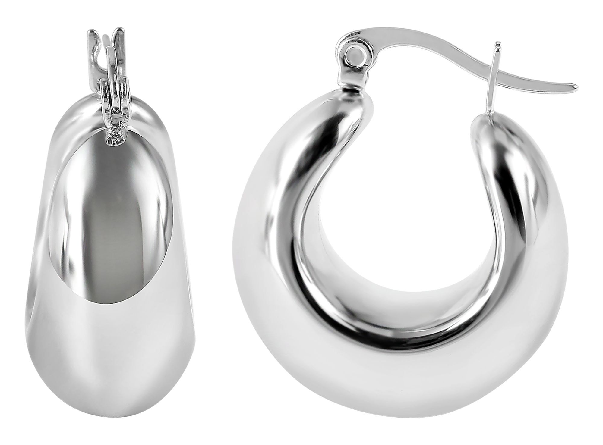 Adelia´s Paar Creolen "Damen Ohrringe – Creole aus Edelstahl" Perfekt zum V günstig online kaufen