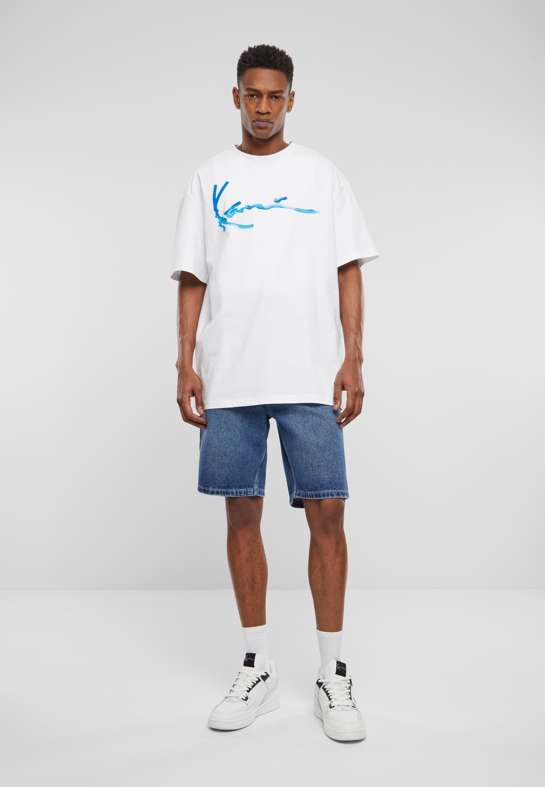 Karl Kani T-Shirt »Karl Kani Herren KM242-025-1 Water Signature Tee« 1 Stk.