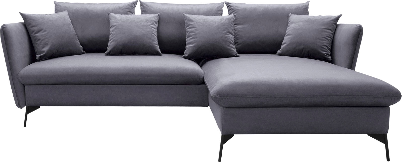 OTTO home Ecksofa "LIVORNO,258 cm, L-Form," Schlaffunktion u. Bettkasten (1 günstig online kaufen