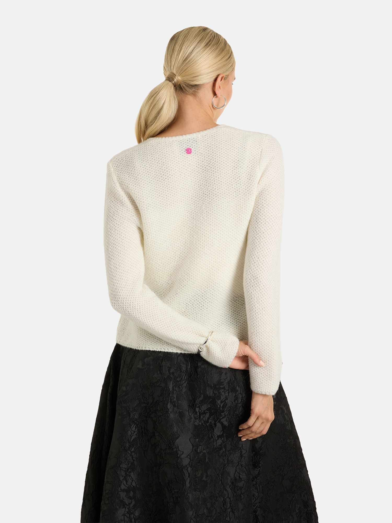 Lieblingsstück Strickfleecejacke »AbebaL« mit Kapuze mit Wolle und Alpaka