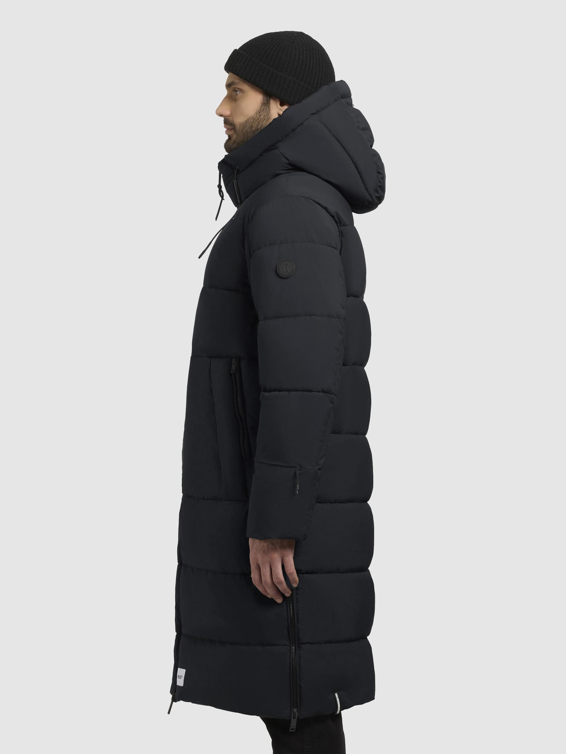 khujo Steppmantel »Rigo Matt-YM« Warmer Herren Puffermantel mit Rucksack-Trägern