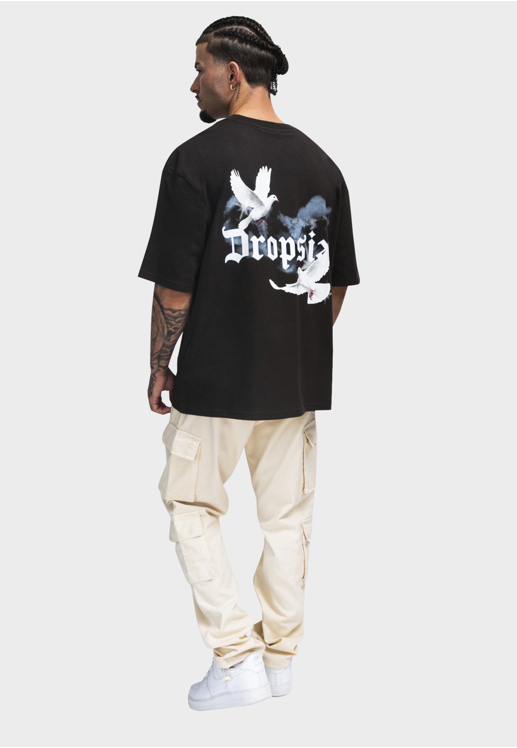 Dropsize T-Shirt »Dropsize Herren Heavy Cloud Dove T-Shirt« 1 Stk.