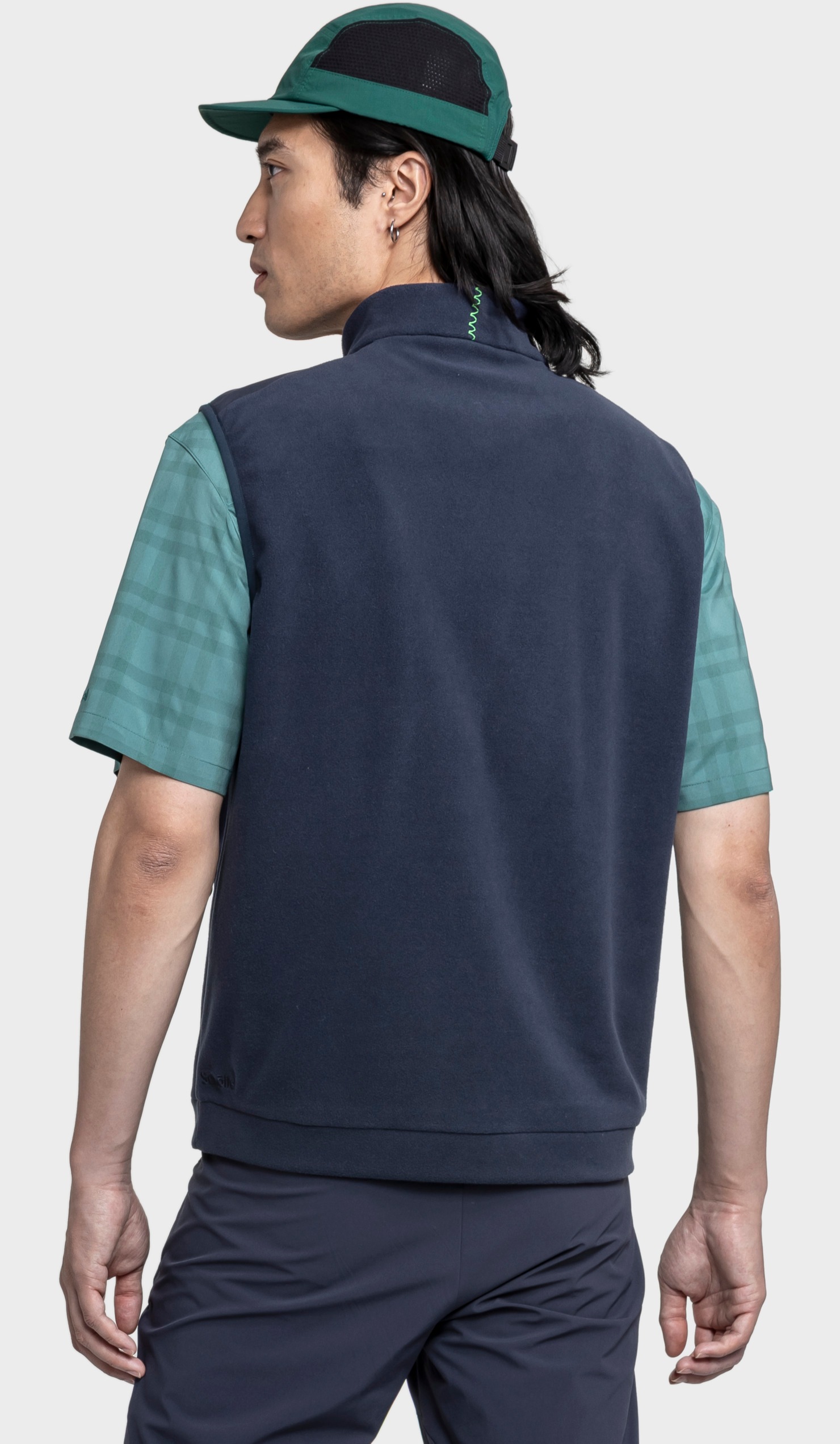Fleeceweste SCHÖFFEL "Fleece Vt Style Ash MEN", Herren, Gr. 52, 8820, blau, Oberstoff: 100% Polyester, ohne Ausschnitt, Westen Fleeceweste 3