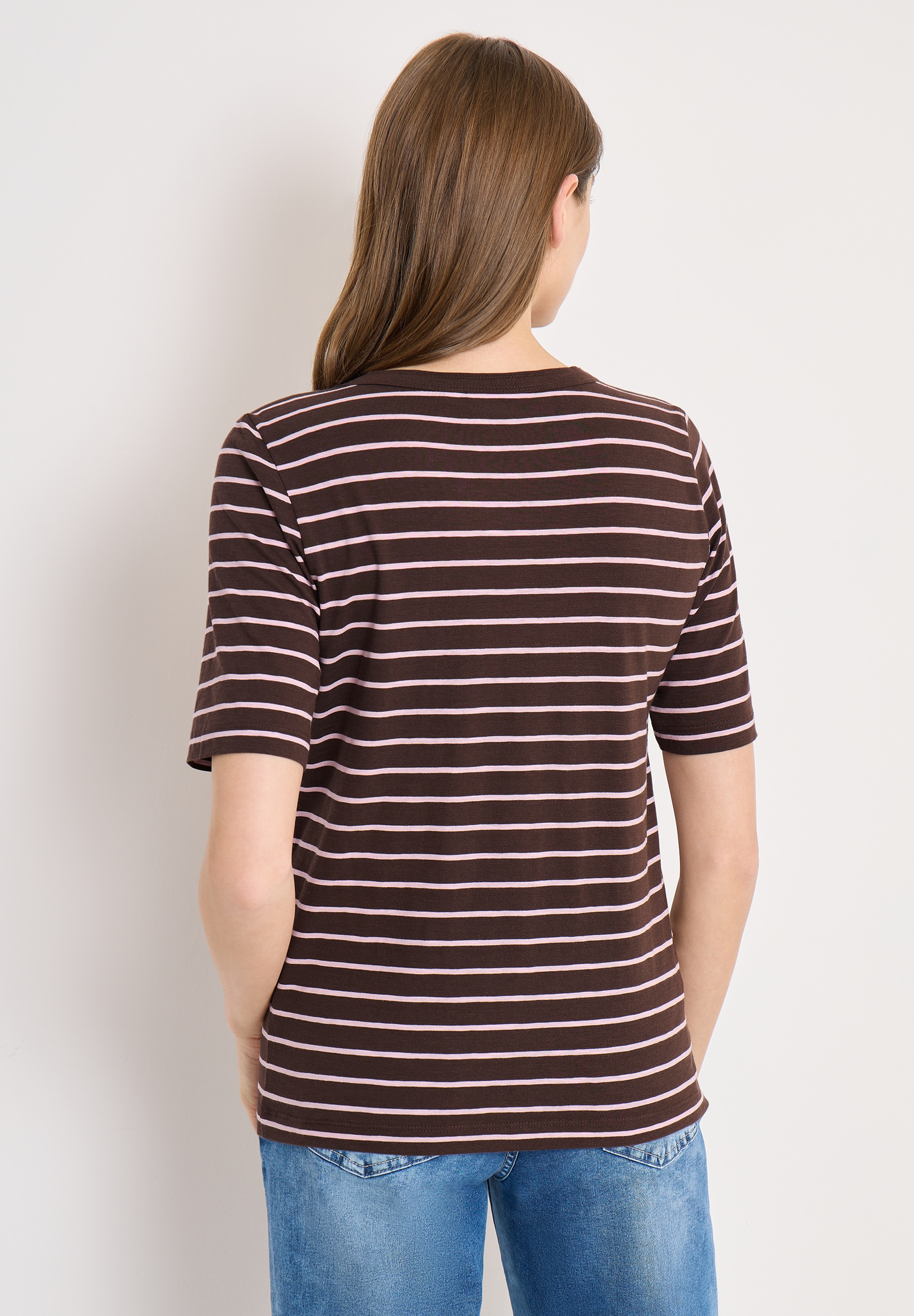 Cecil T-Shirt aus reiner Baumwolle