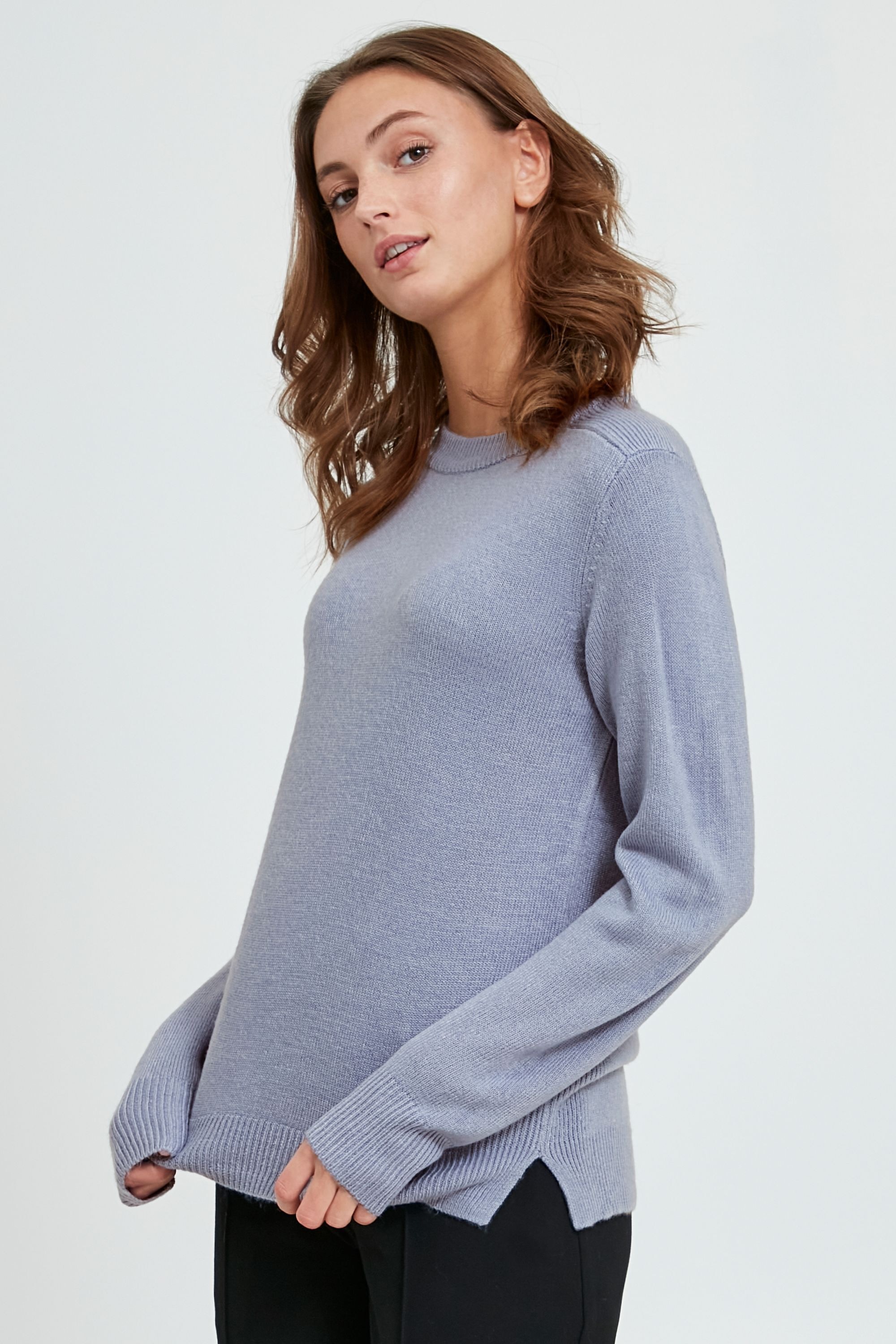 b.young Strickfleece-Pullover »Strickpullover BYMalea«