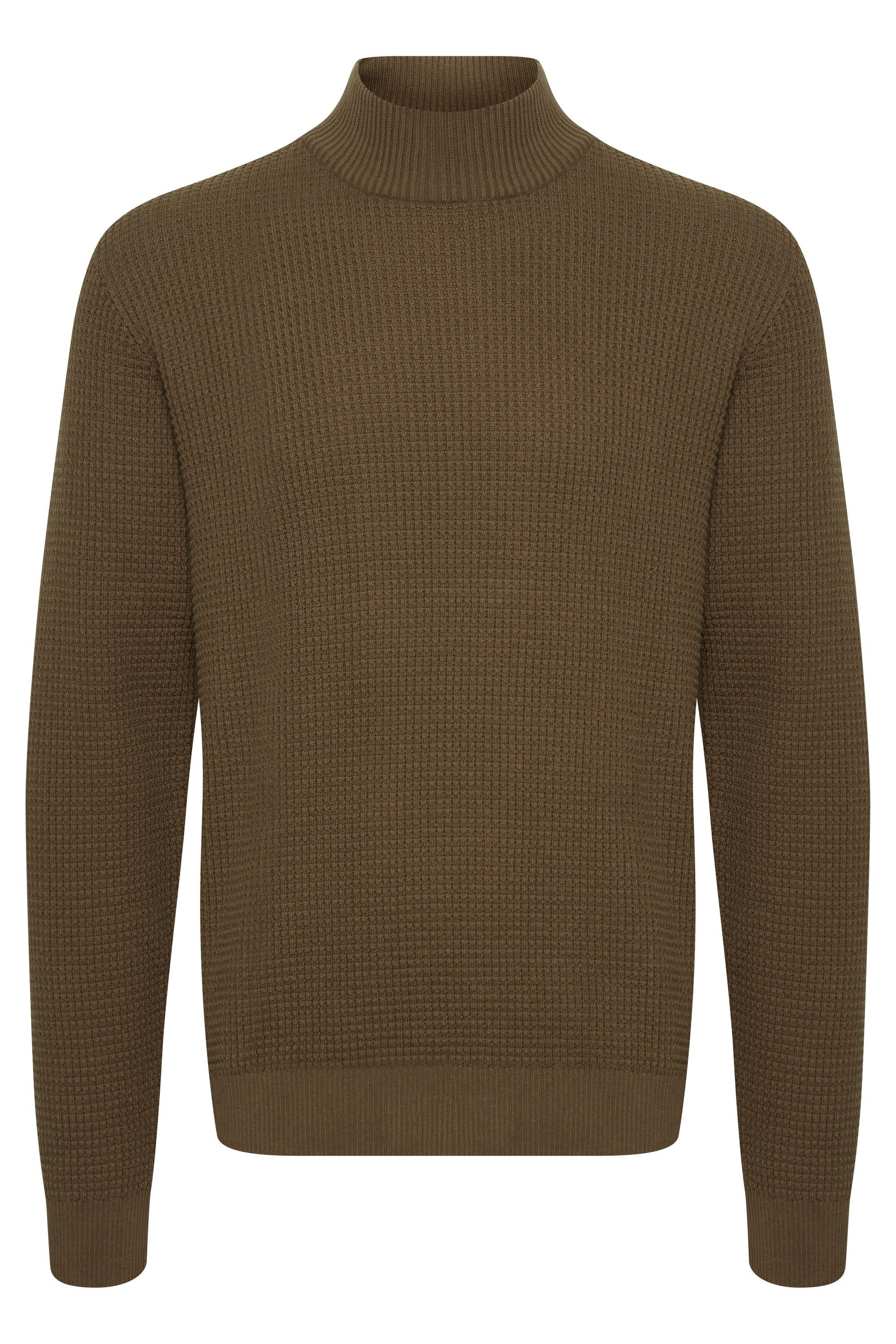 BLEND Herren Strickfleece-Pullover "Strickpullover BHPullover", braun, Gr. XXL, Obermaterial: 100% Baumwolle CO., Pullover