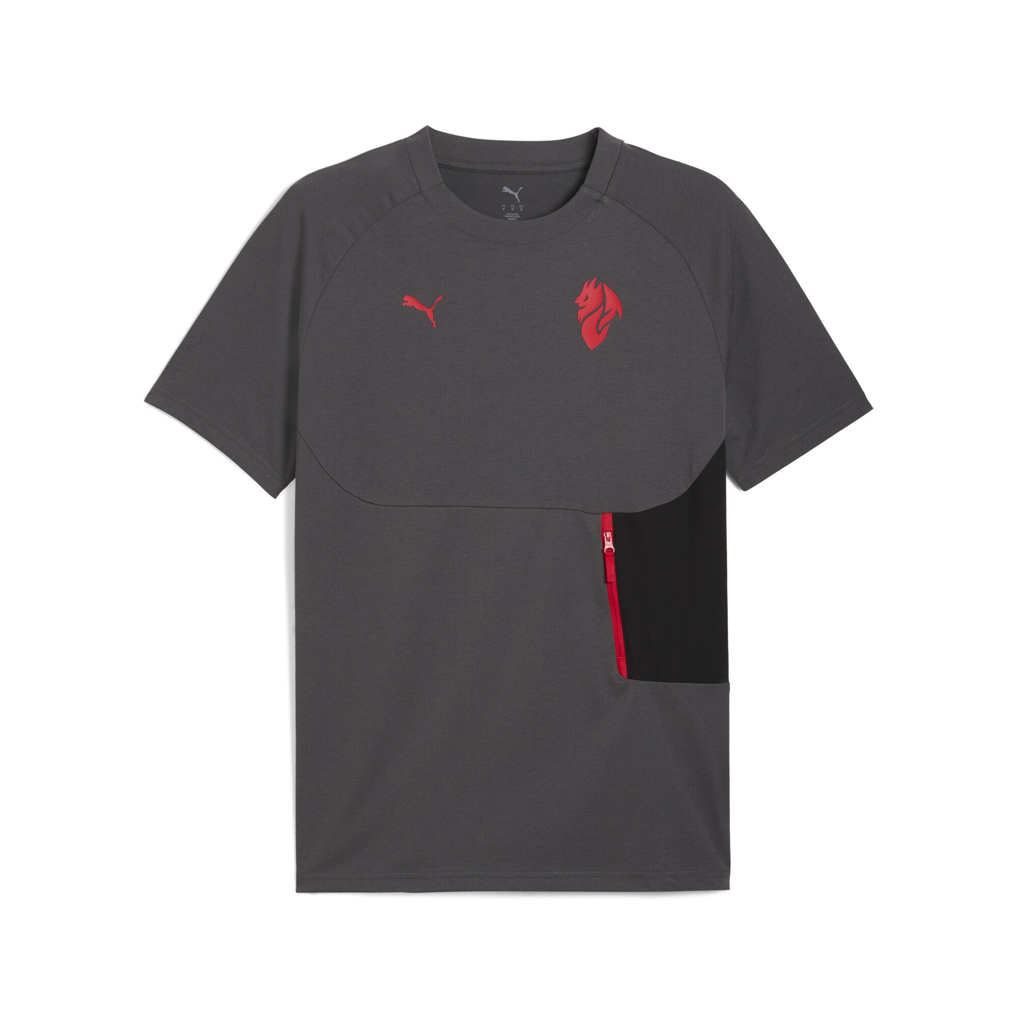 PUMA "AC Milan PUMATECH T-Shirt mit Tasche Herren"