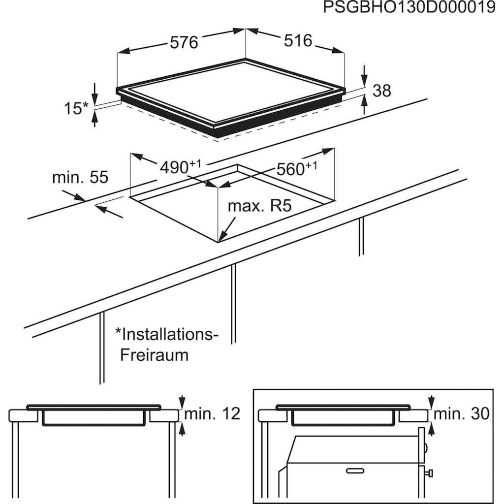 AEG Backofen-Set »TEAMHHB«, BES33101ZM, mit Teleskopauszug nachrüstbar